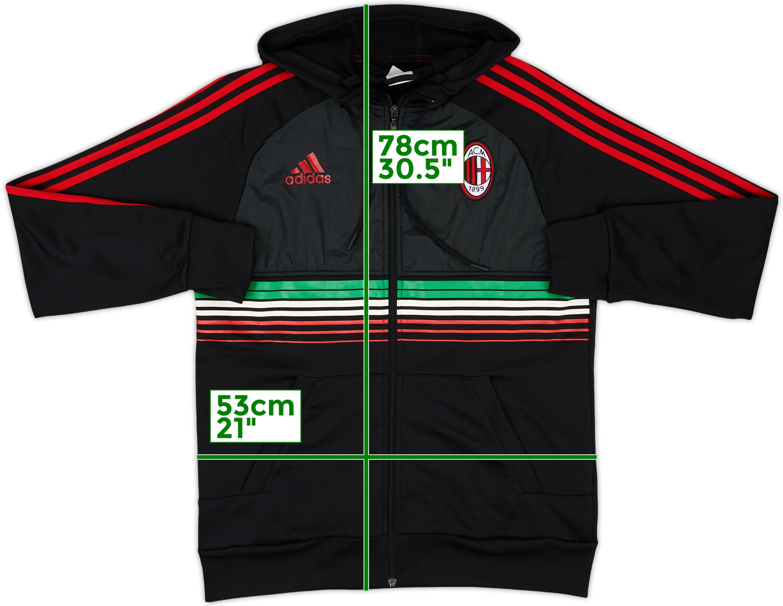 11年製adidas AC Milan Fly Emiratesレアunisex Adidas AC Milan Fly Emirates Jersey Womens XS Extra Small