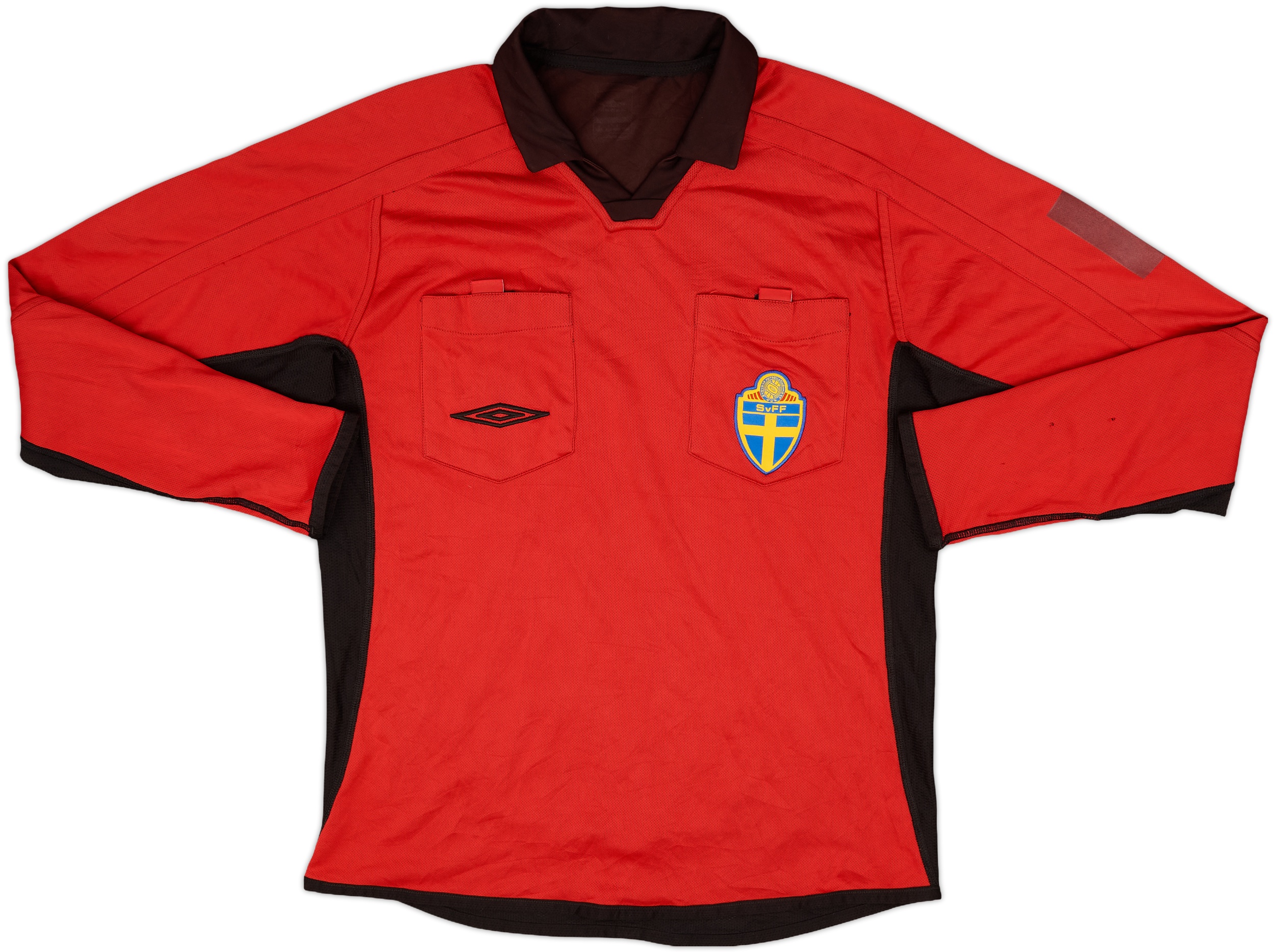 Maillot ARBITRE UMBRO SUEDE SvFF shirt jersey réversible
