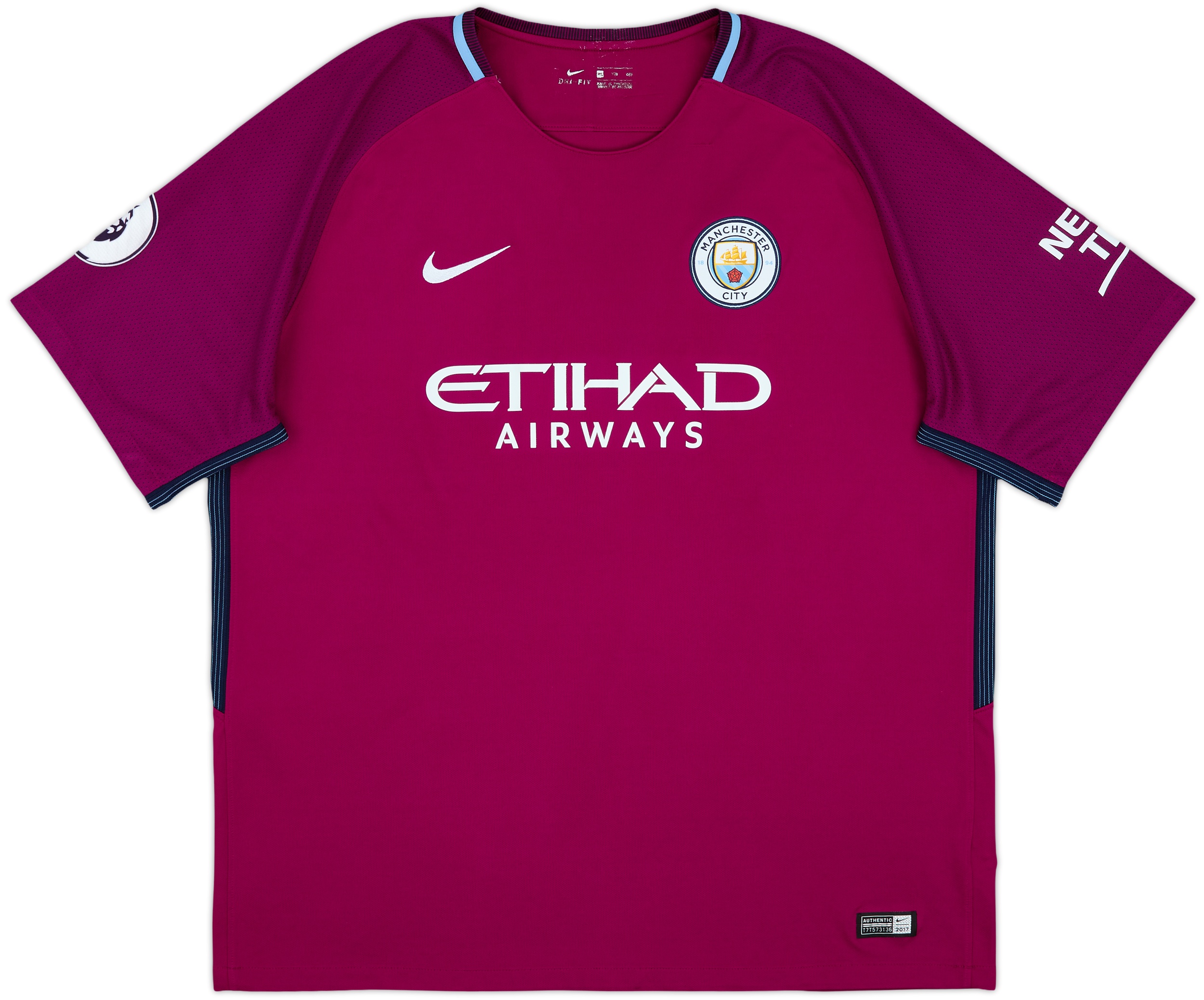 2017-18 Manchester City Away Shirt Kompany #4 - 8/10 - (XXL)