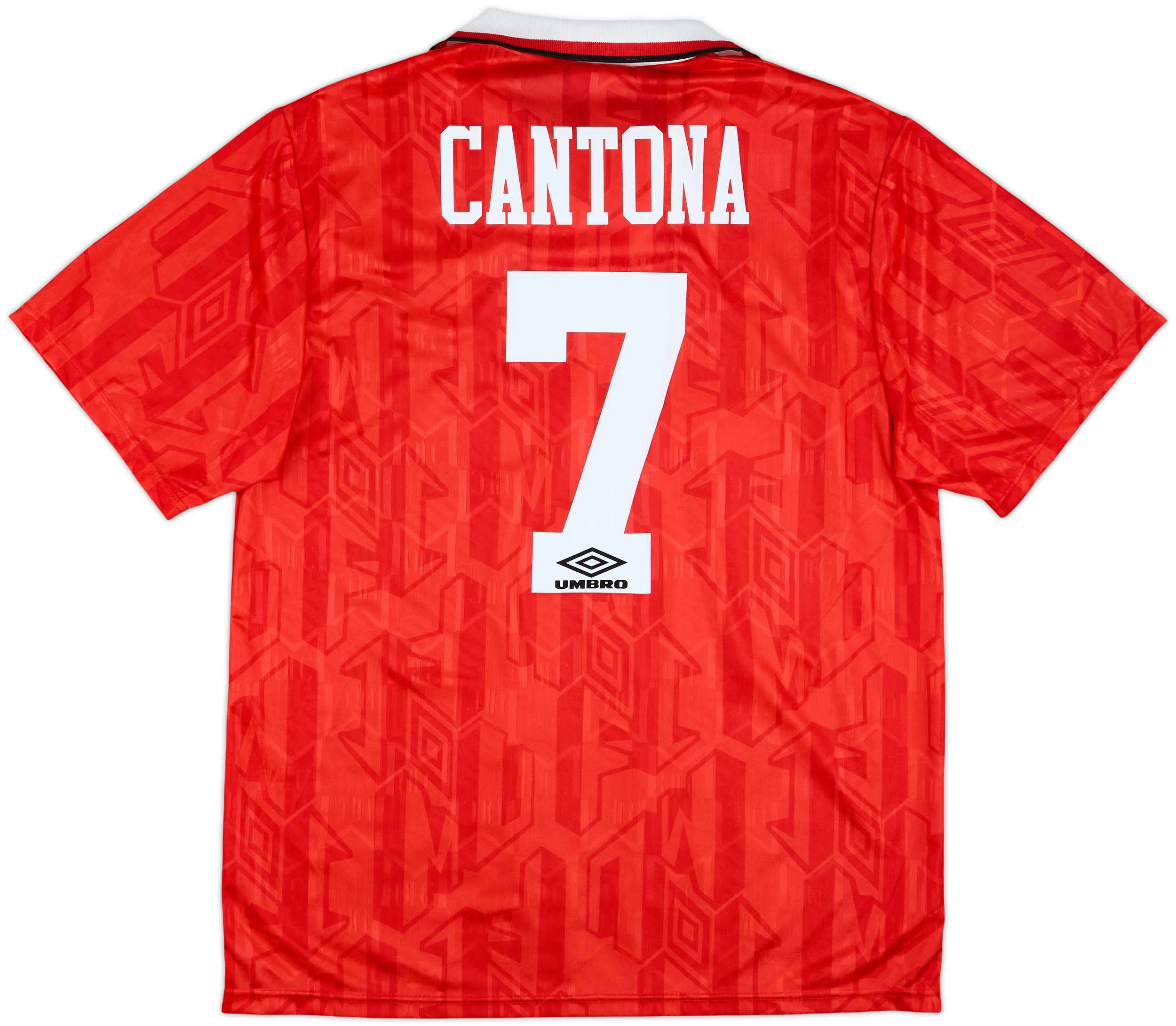 Umbro CANTONA 7 サッカーシャツ 1992-94 Manchester United 'Champions' Home Shirt Cantona #7