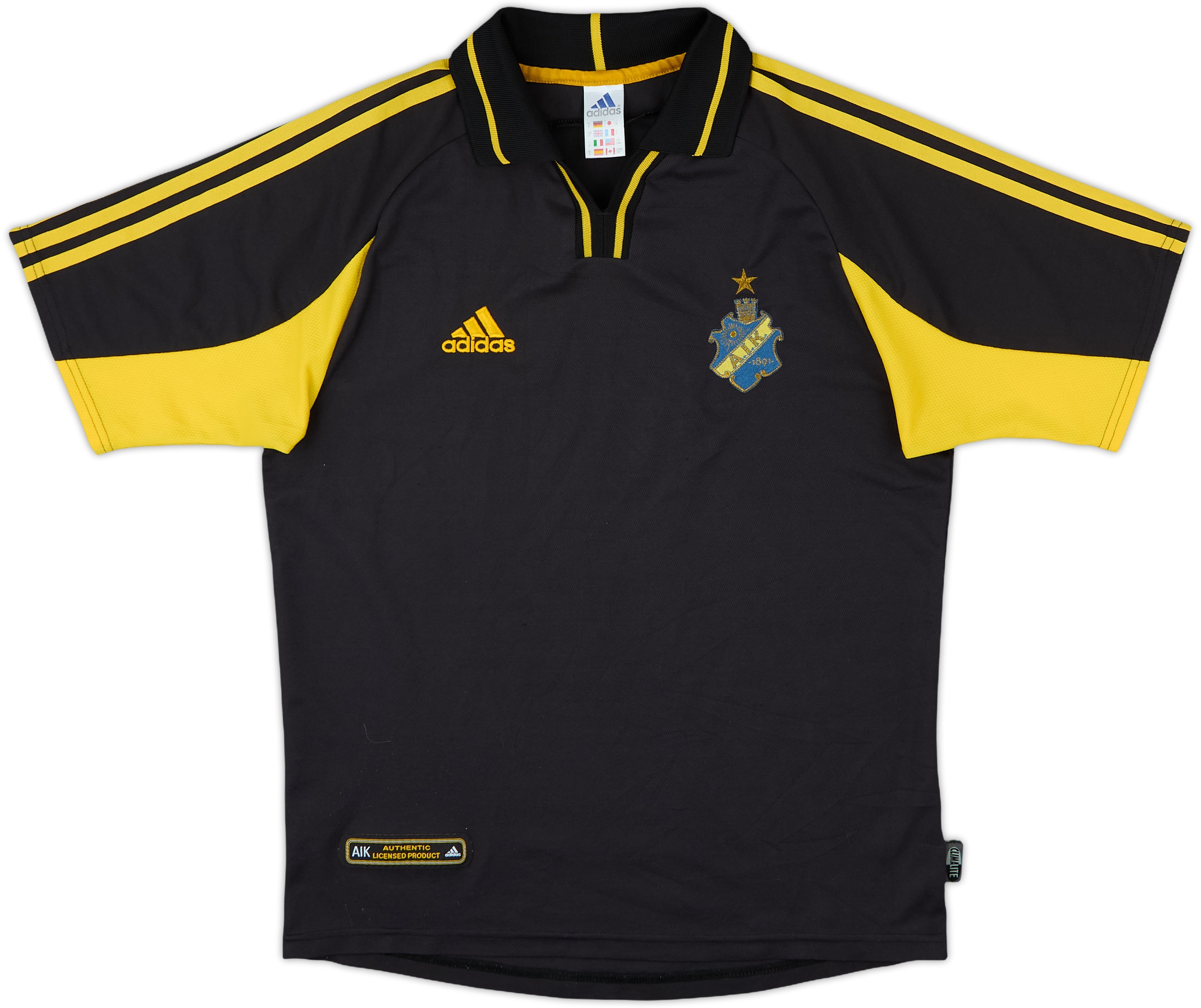 2000-02 AIK Stockholm Home Shirt - 8/10 - (S)