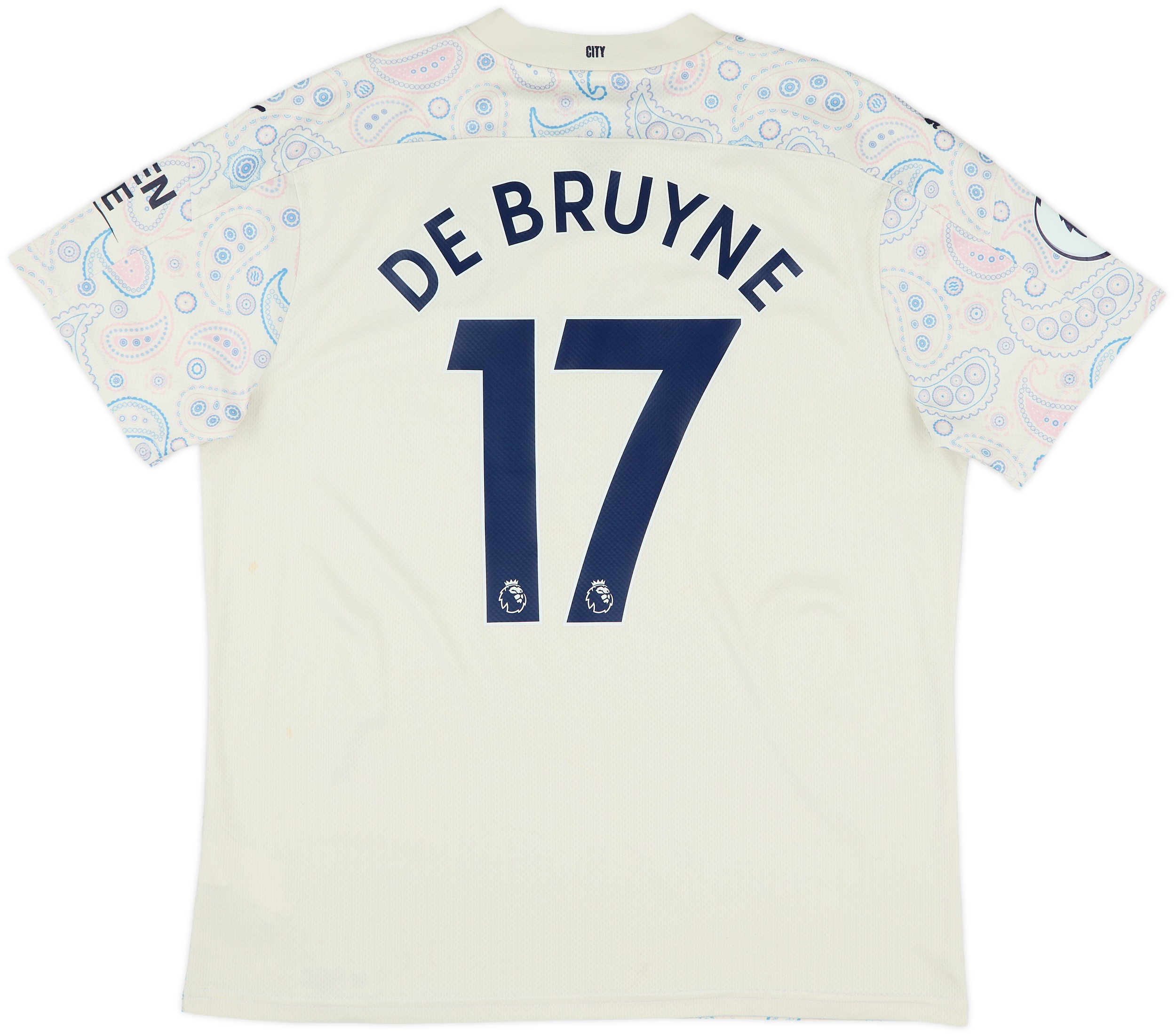 2020-21 Manchester City Third Shirt De Bruyne #17 - 8/10 - (XL)