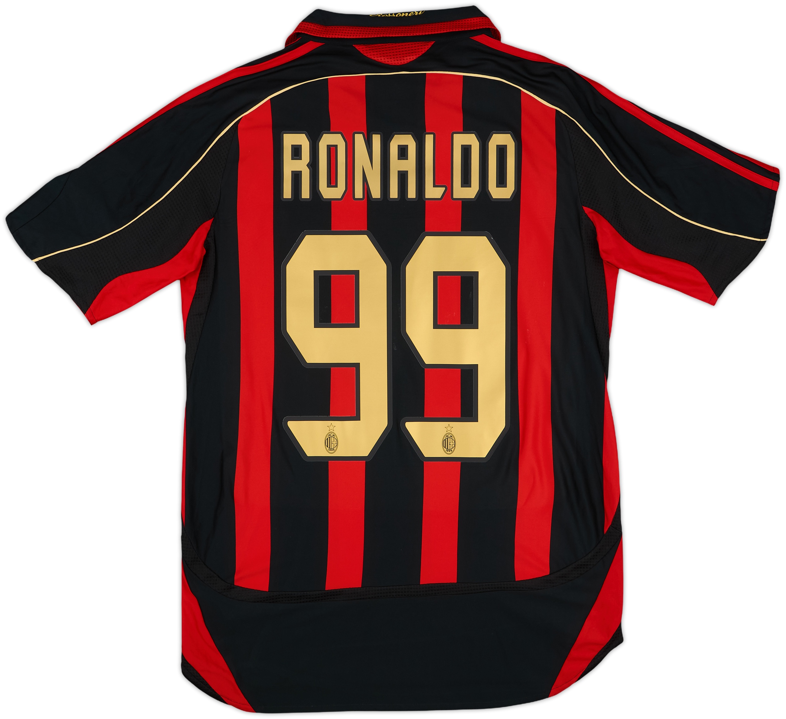 2006-07 AC Milan Home Shirt Ronaldo #99 - 6/10 - (S)