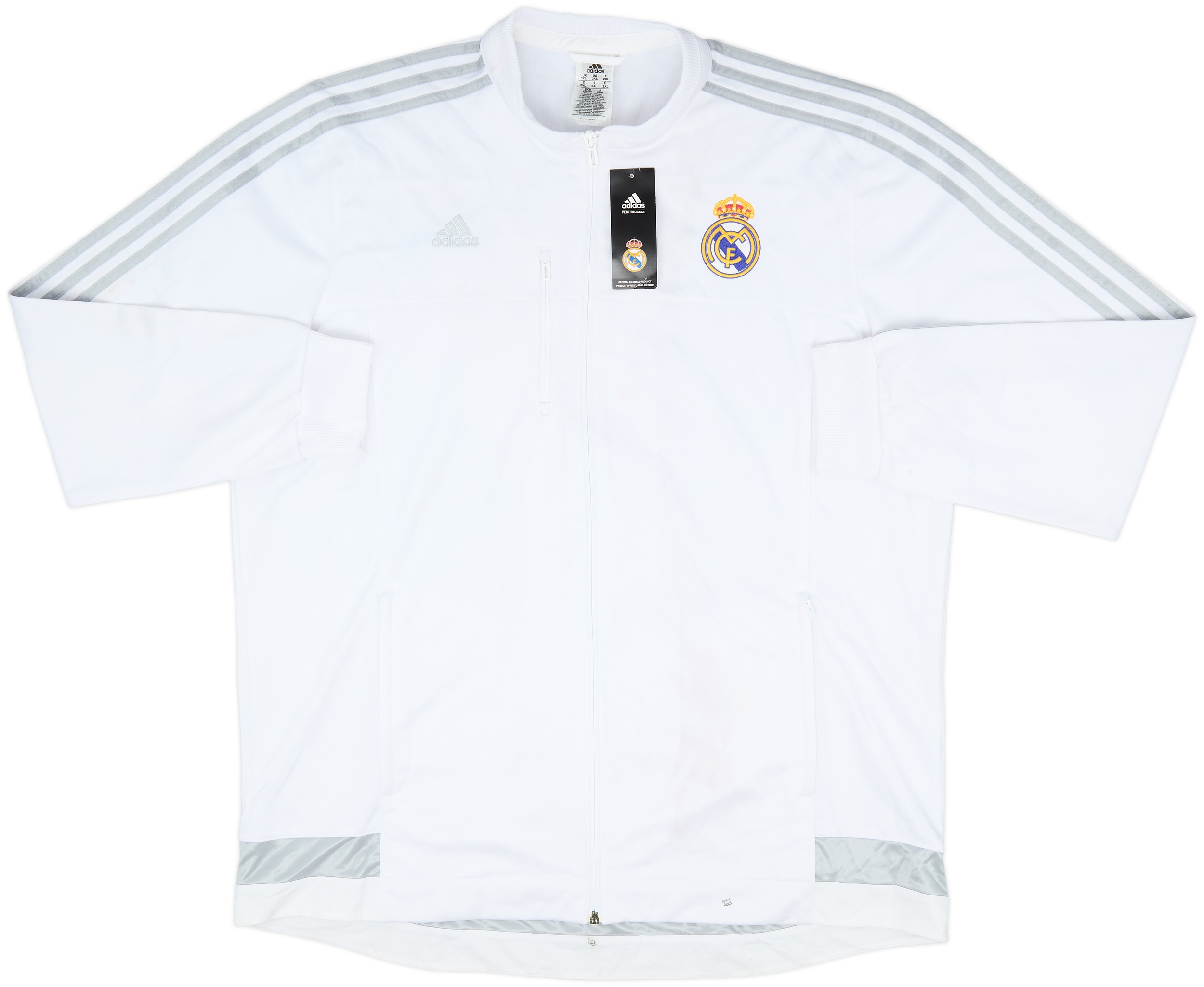 2015-16 Real Madrid adidas Track Jacket - 9/10 - (M)
