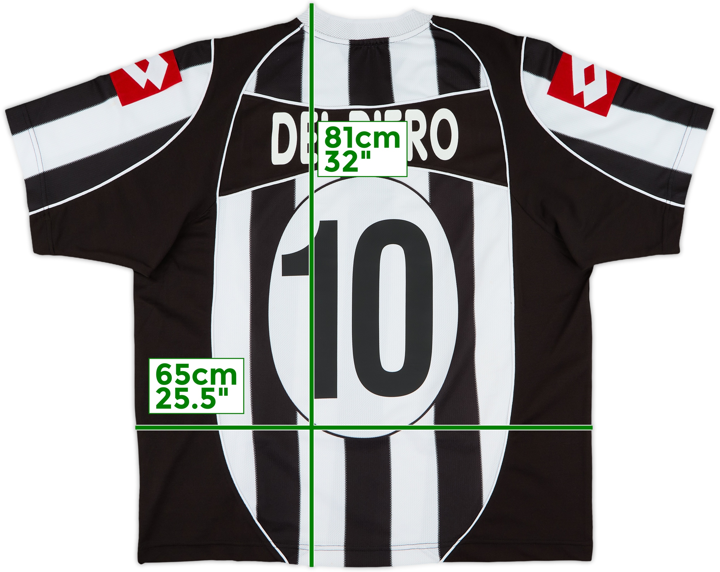 極美品！　02-03 Juventus Del Piero #10 LOTTO 2002-03 Juventus Home Shirt Del Piero #10 - 8/10 - (XXL)