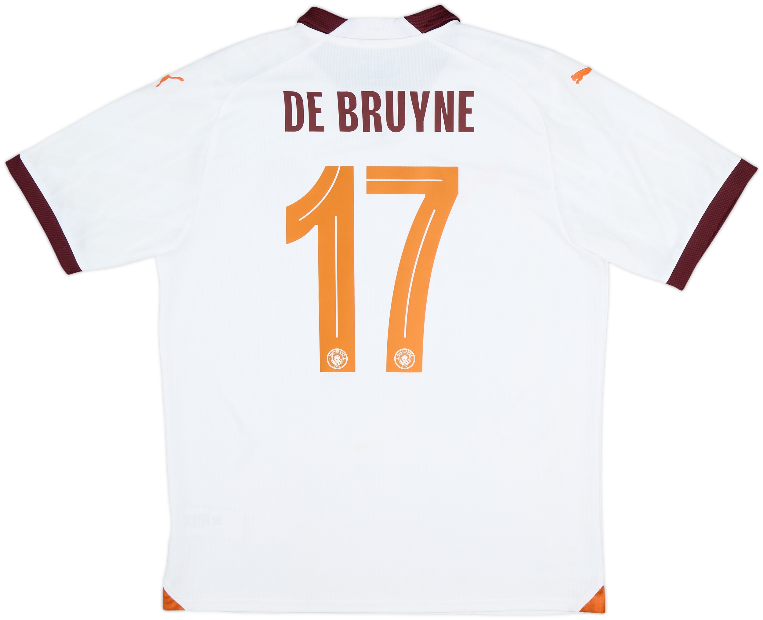 2023-24 Manchester City Away Shirt De Bruyne #17 - 8/10 - (L)