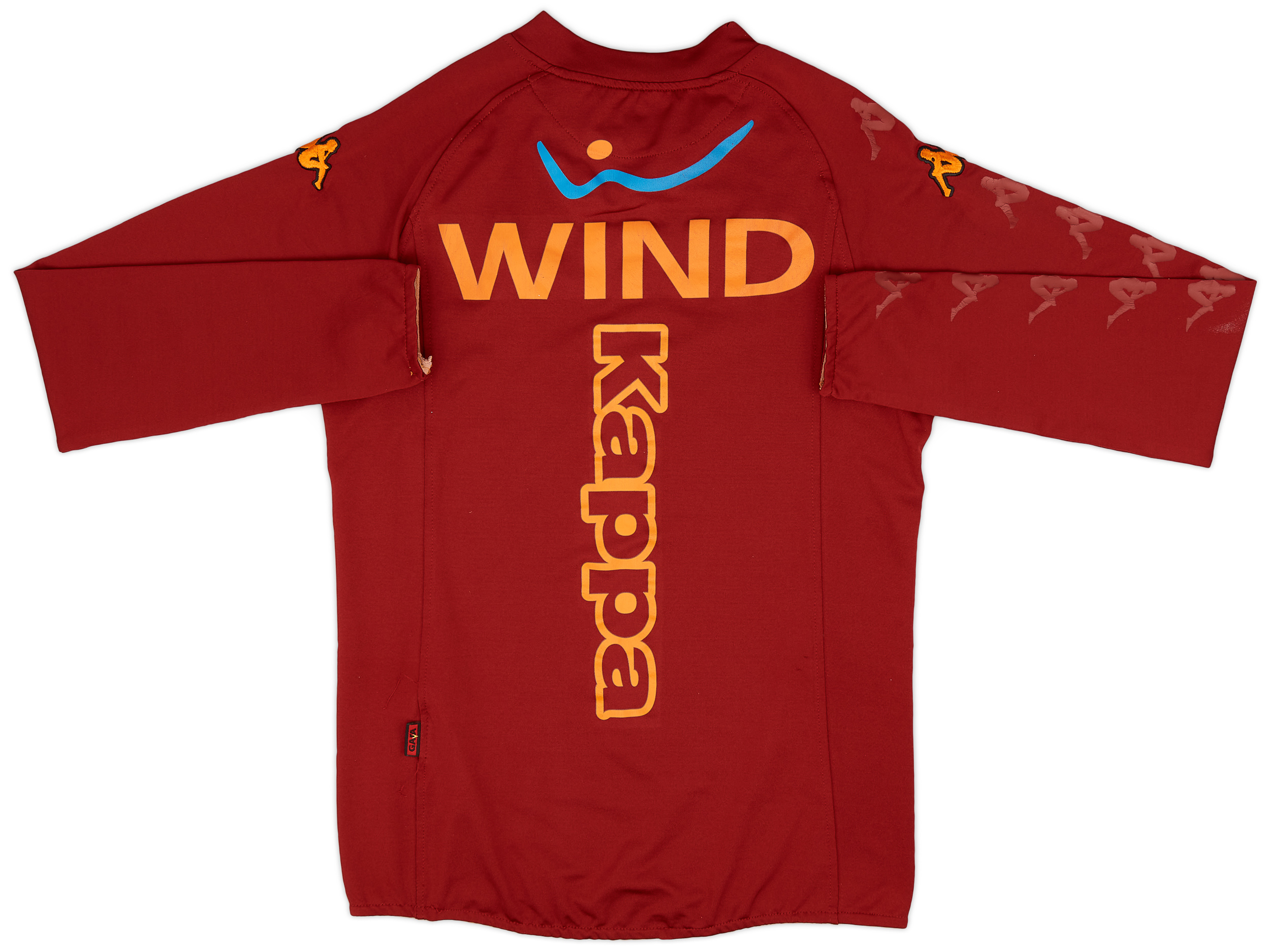 2008-09 Roma Kappa Training L/S Shirt - 7/10 - (XS)