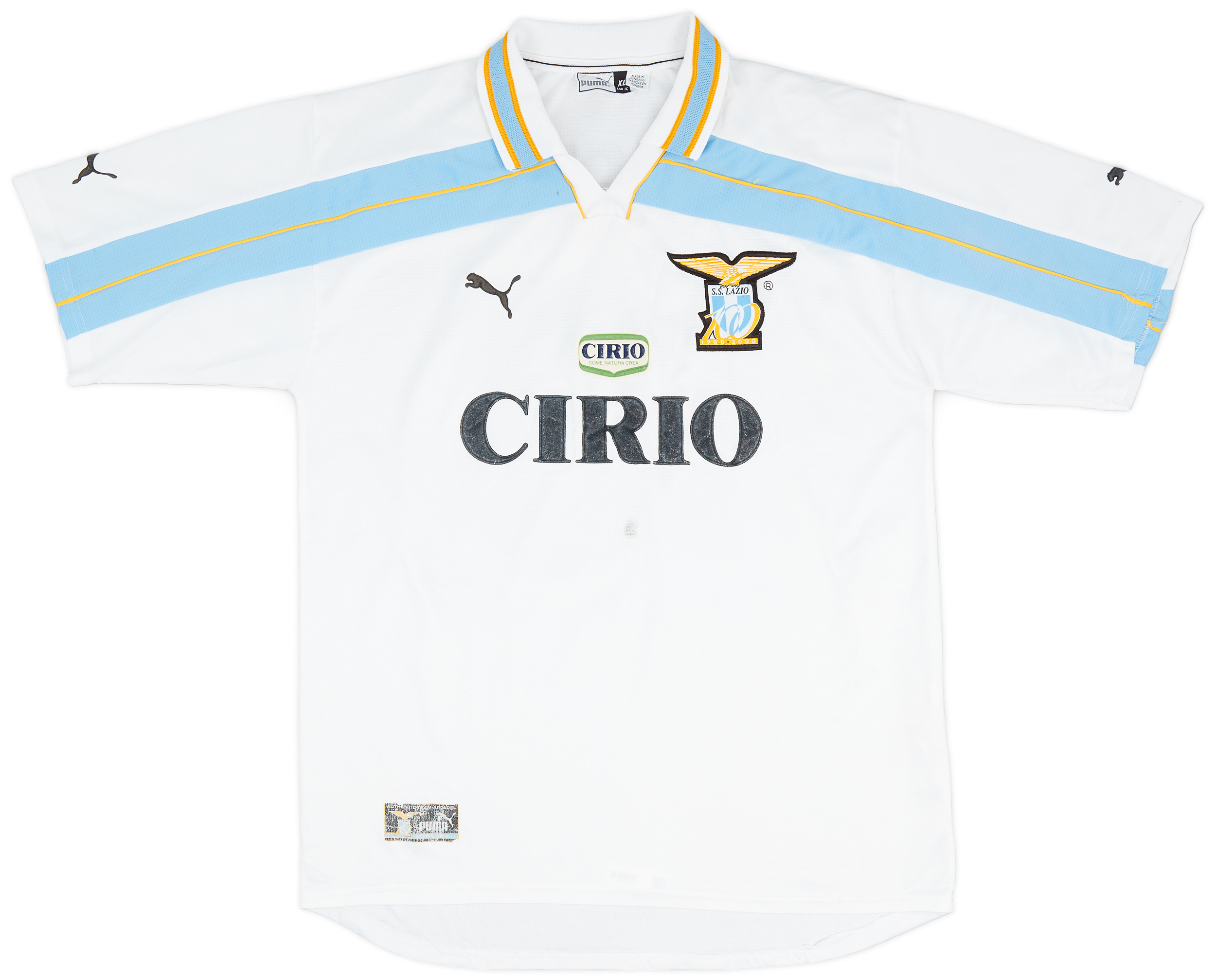 t*n様 【正規品】SS Lazio 1998/1999 NESTA 13 1998-99 Lazio Away Shirt Nedved #18 - 8/10 - (XL)