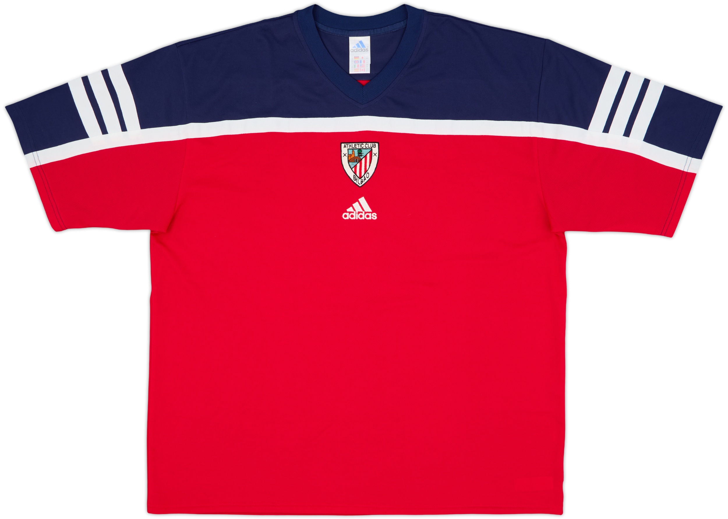 2000-01 Athletic Bilbao adidas Training Shirt - 8/10 - (XL)