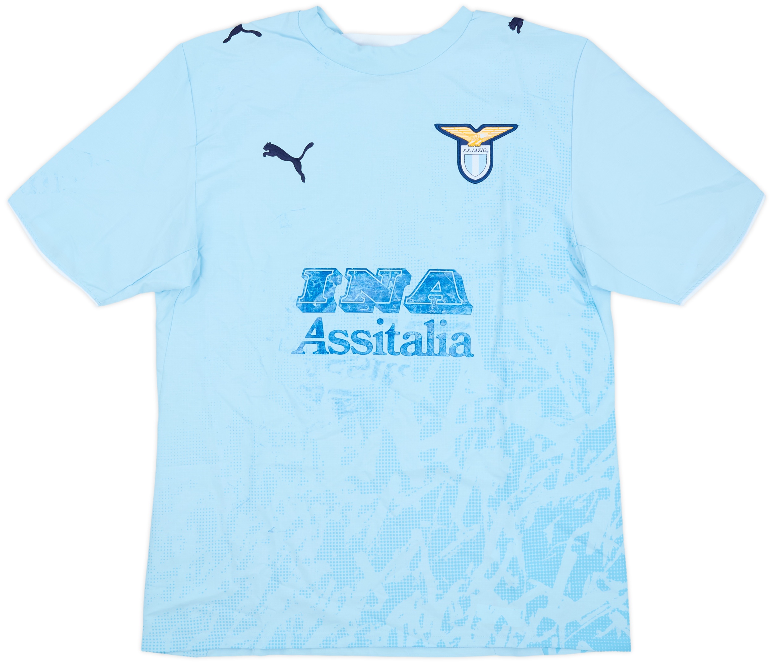 PUMA S.S. Lazio 100周年記念シャツ XL 2008-09 Lazio Home Shirt - 9/10 - (3XL)