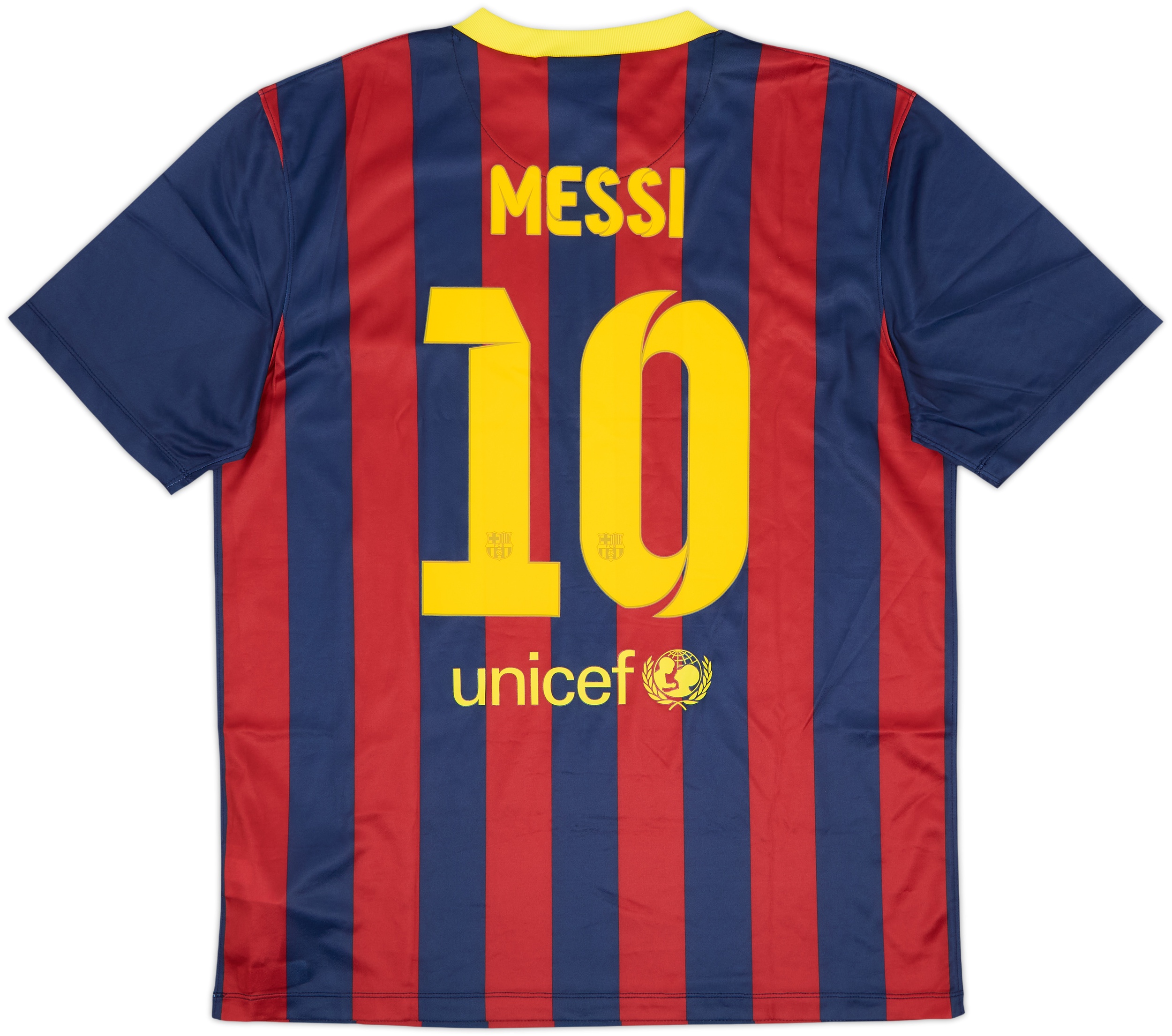 FC Barcelona Messi 10 ユニフォーム 2013-14 Barcelona Basic Home Shirt Messi #10 (L)