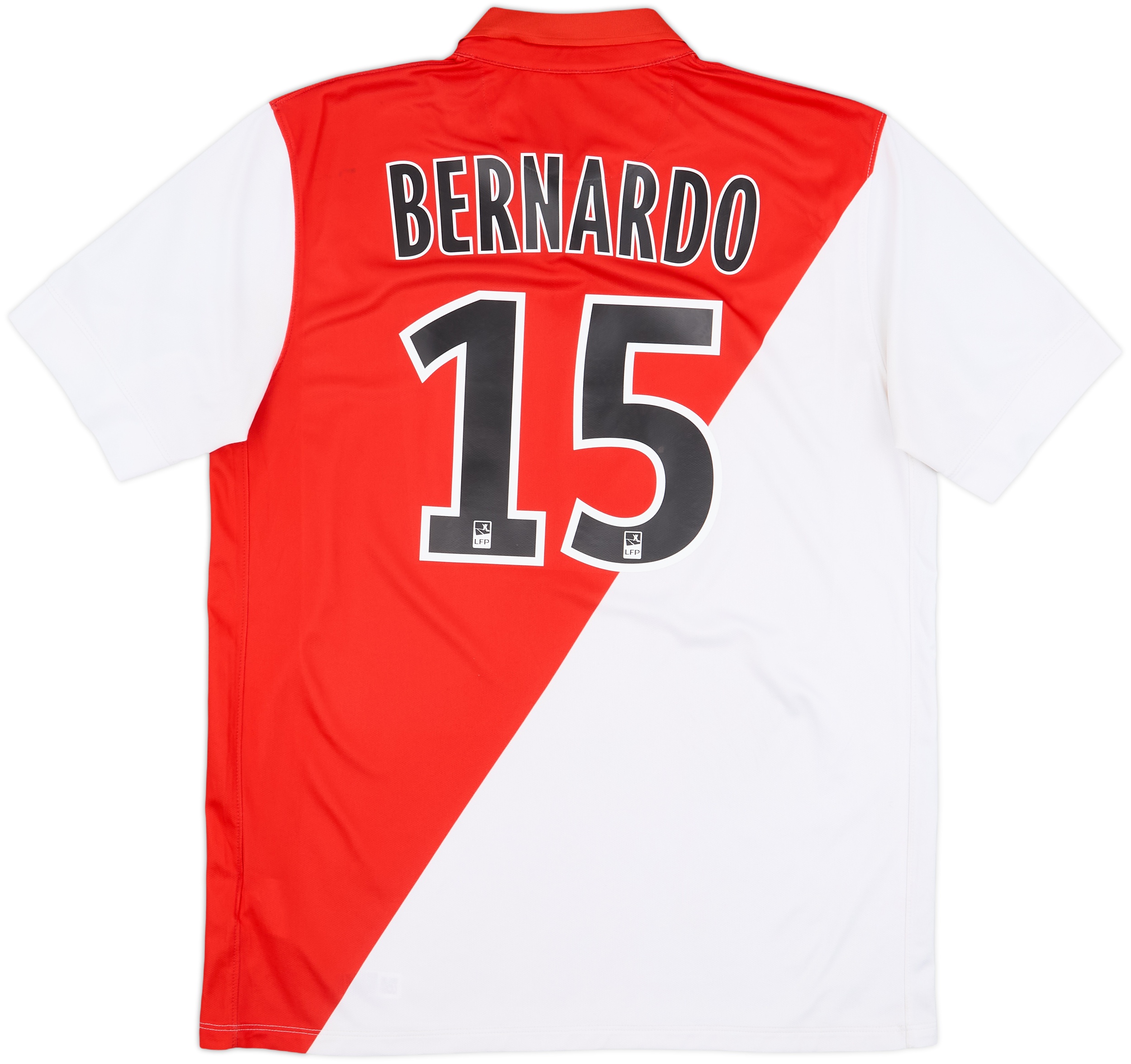 Nouveau Maillot De Foot AS Monaco Domicile 2015 2016 BERNARDO 15 Pas Cher P 6650