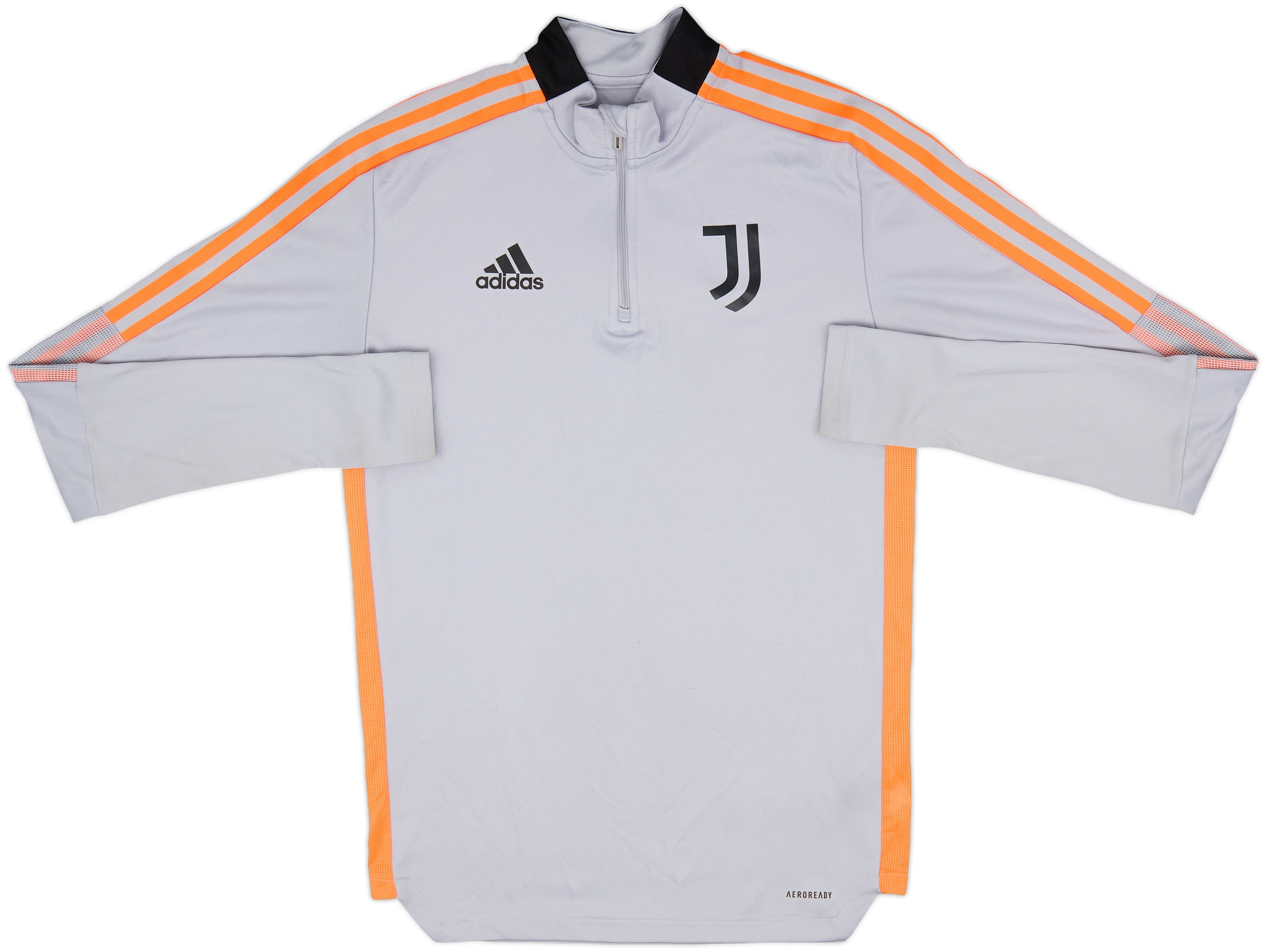 2021-22 Juventus adidas 1/4 Zip Sweat Top - 9/10 - (S)