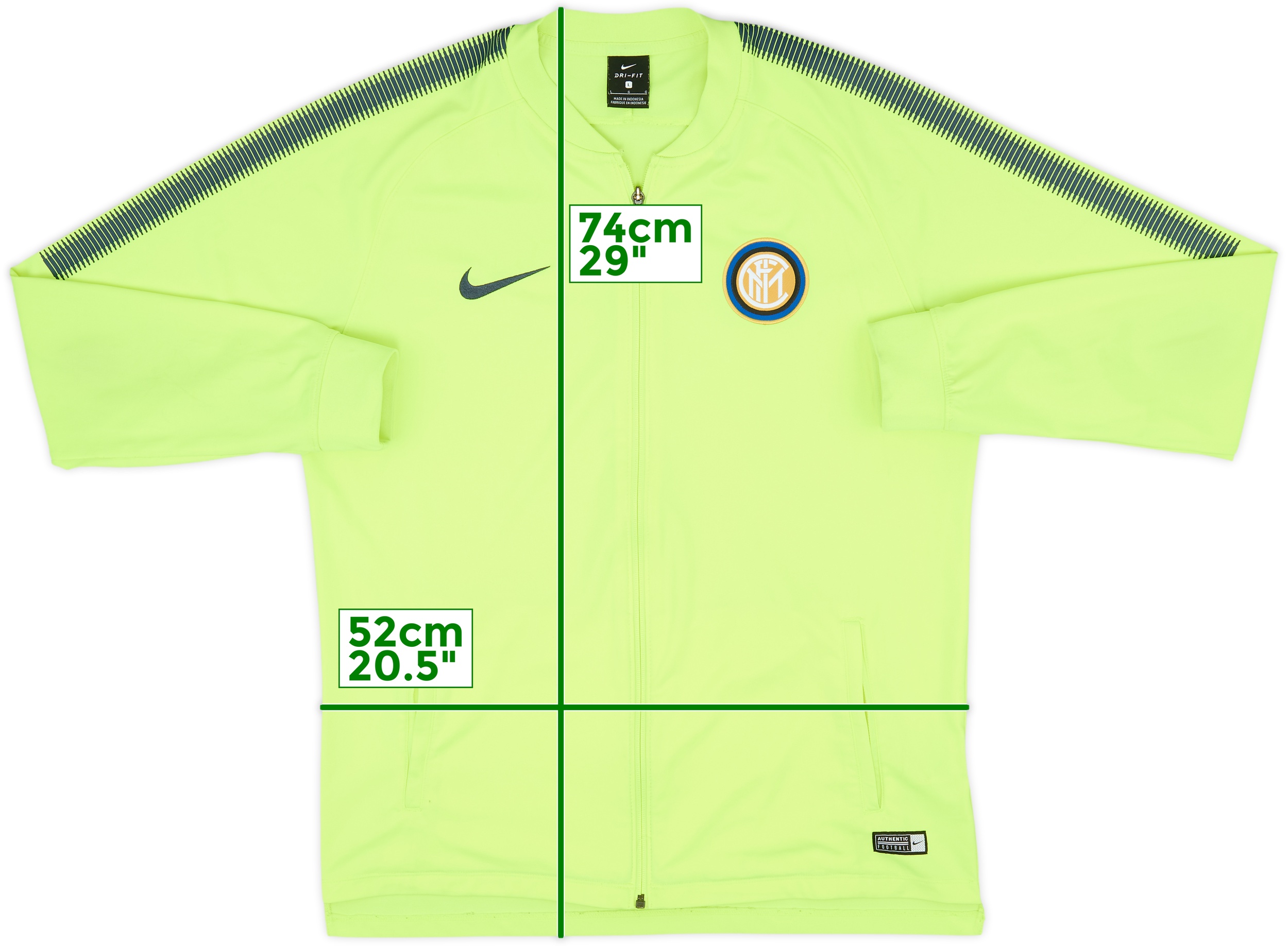 2017-18 Inter Milan Nike Track Jacket - 8/10 - (L)