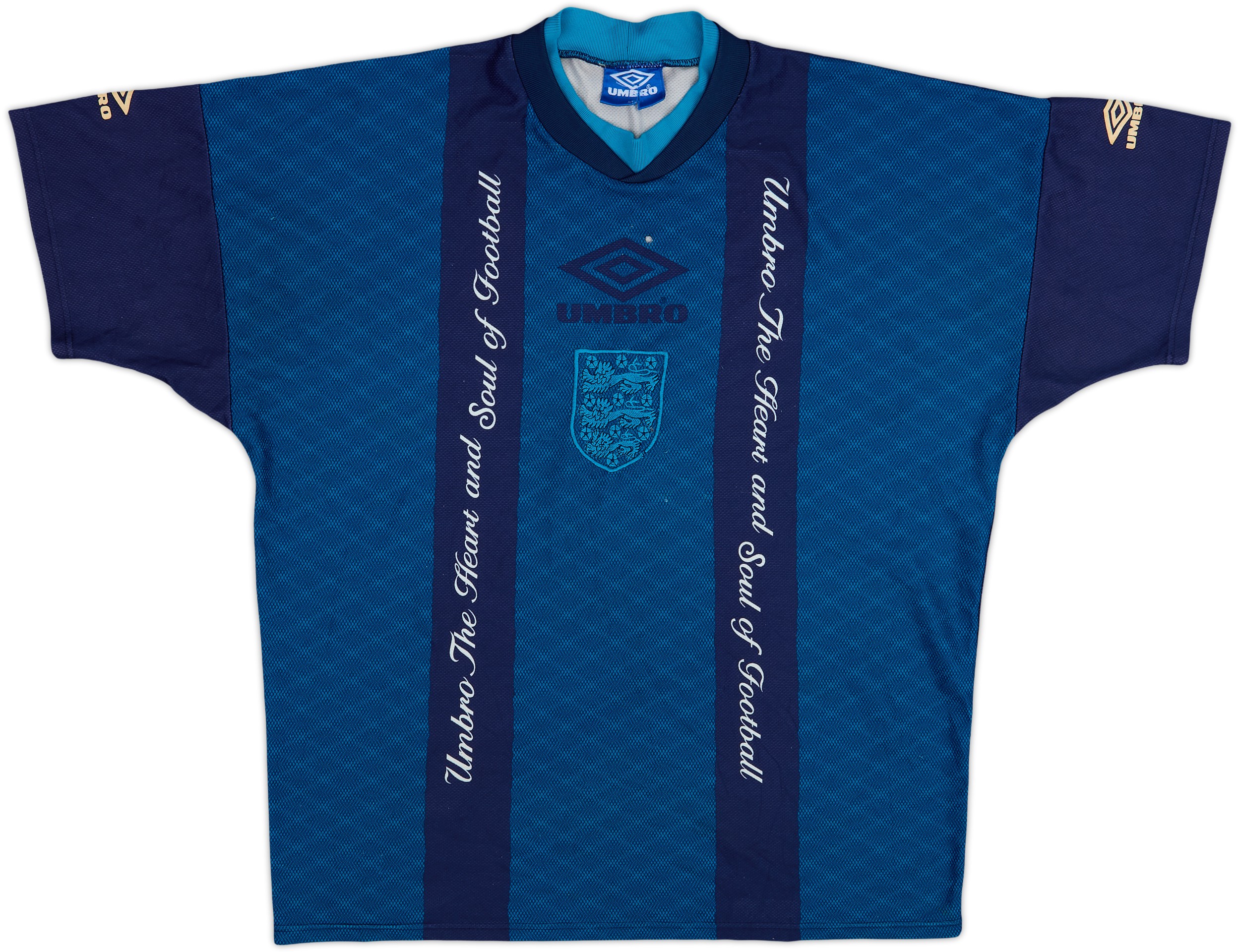 1996-98 England Umbro Training Shirt - 4/10 - (XL)