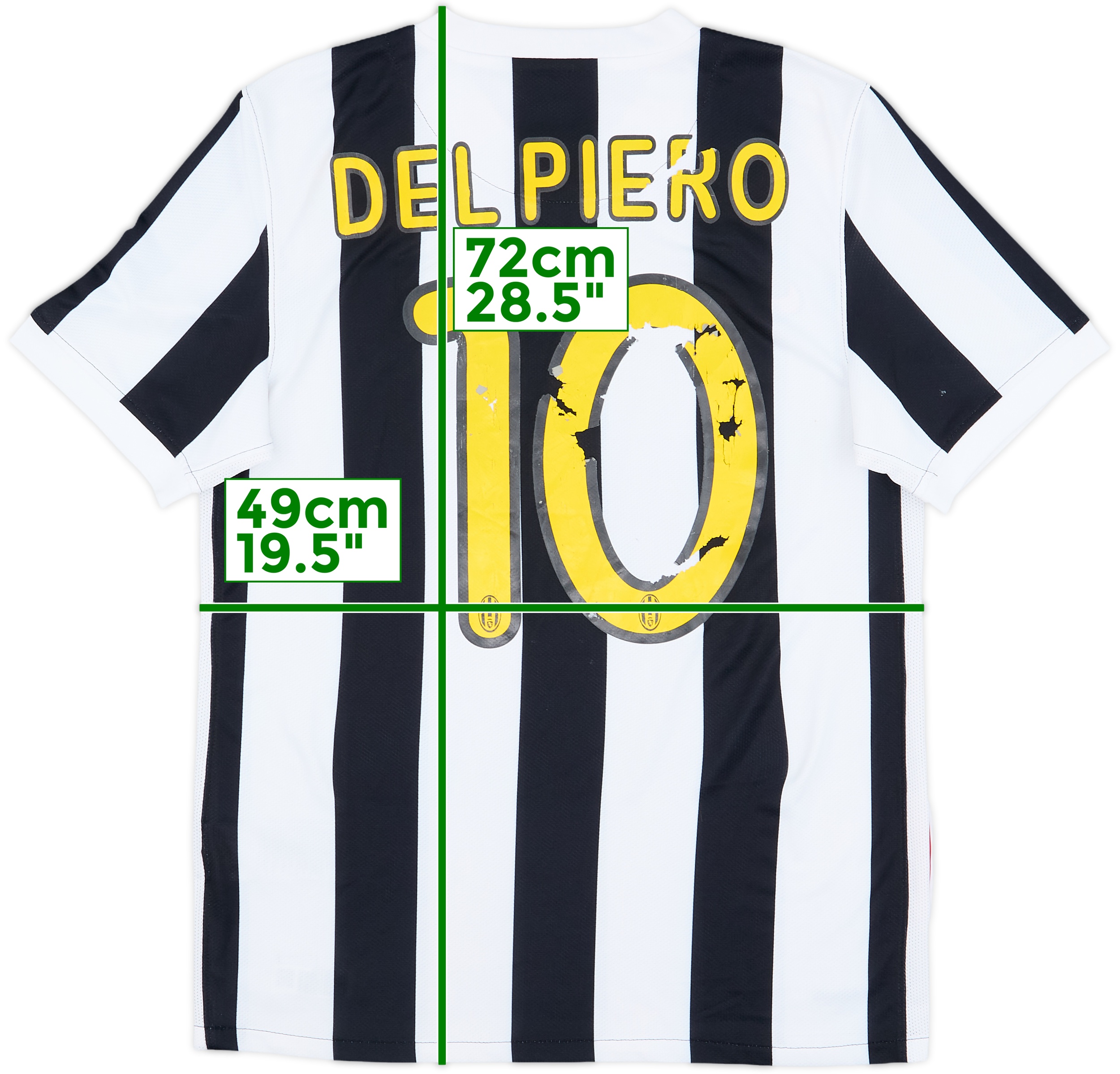 ウェア Juventus 2009-10 football shirt Home 2009-10 Juventus Home Shirt - 4/10 - (L)