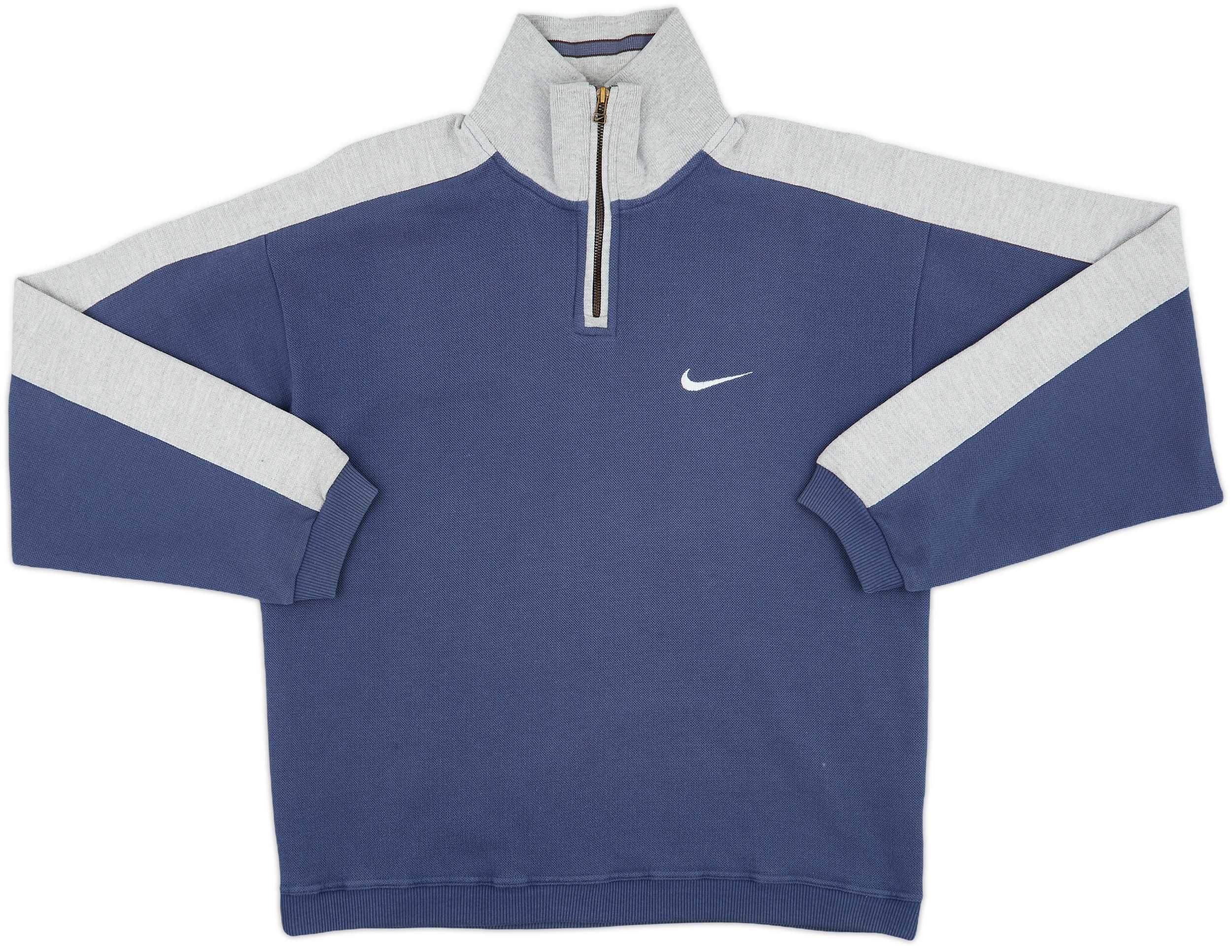 1996-97 Italy Nike 1/4 Zip Sweat Top - 9/10 - (M)