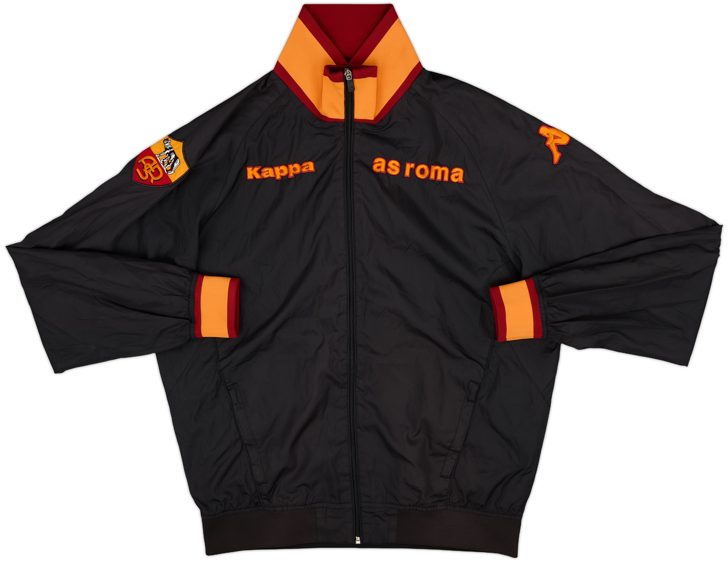 Kappa - Kappa eroi ASローマ　ジャケット Kappa AS Roma Vintage Jacket XL 00's Embroidered Logo Navy