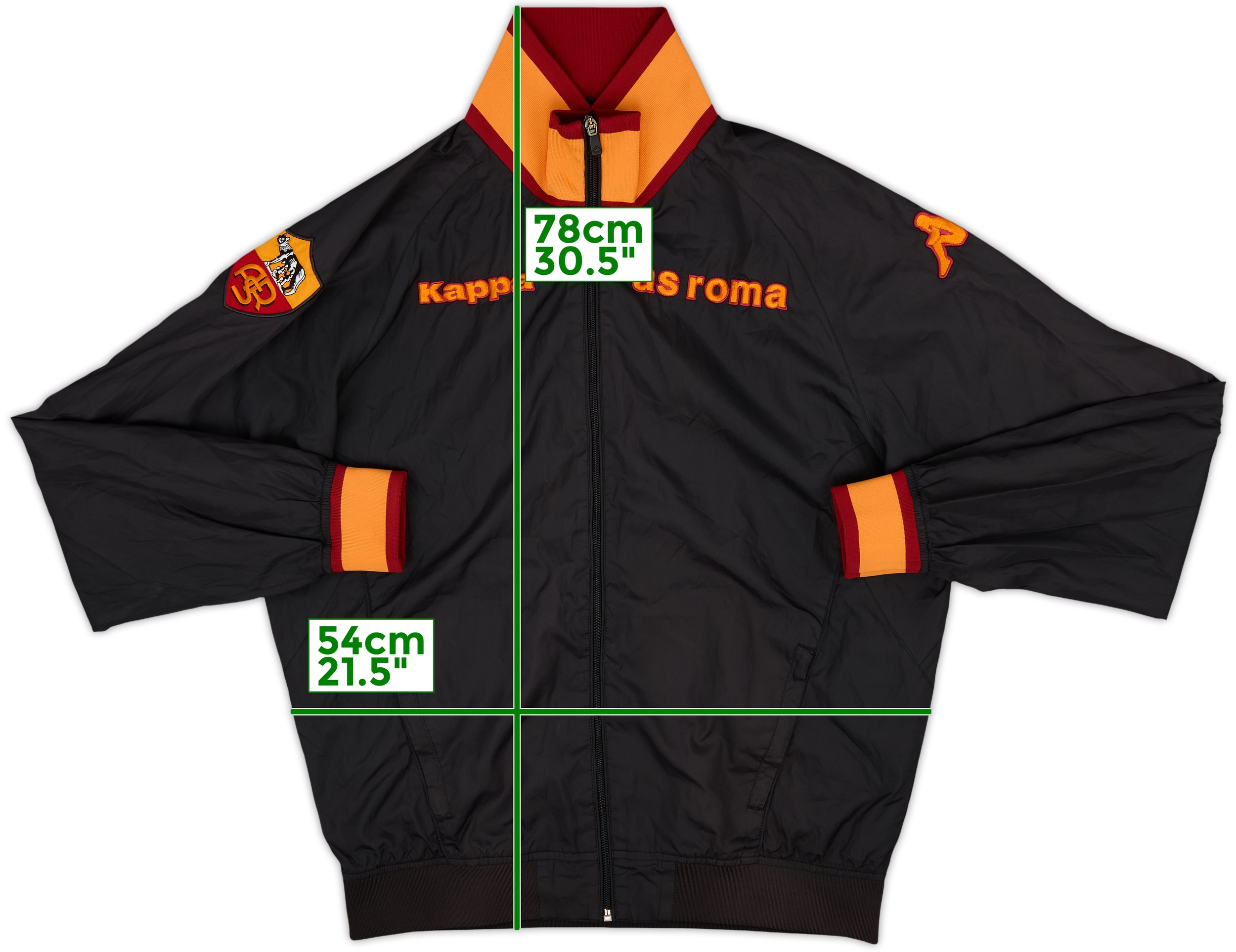 2006-07 Roma Kappa Track Jacket - 10/10 - (XL)