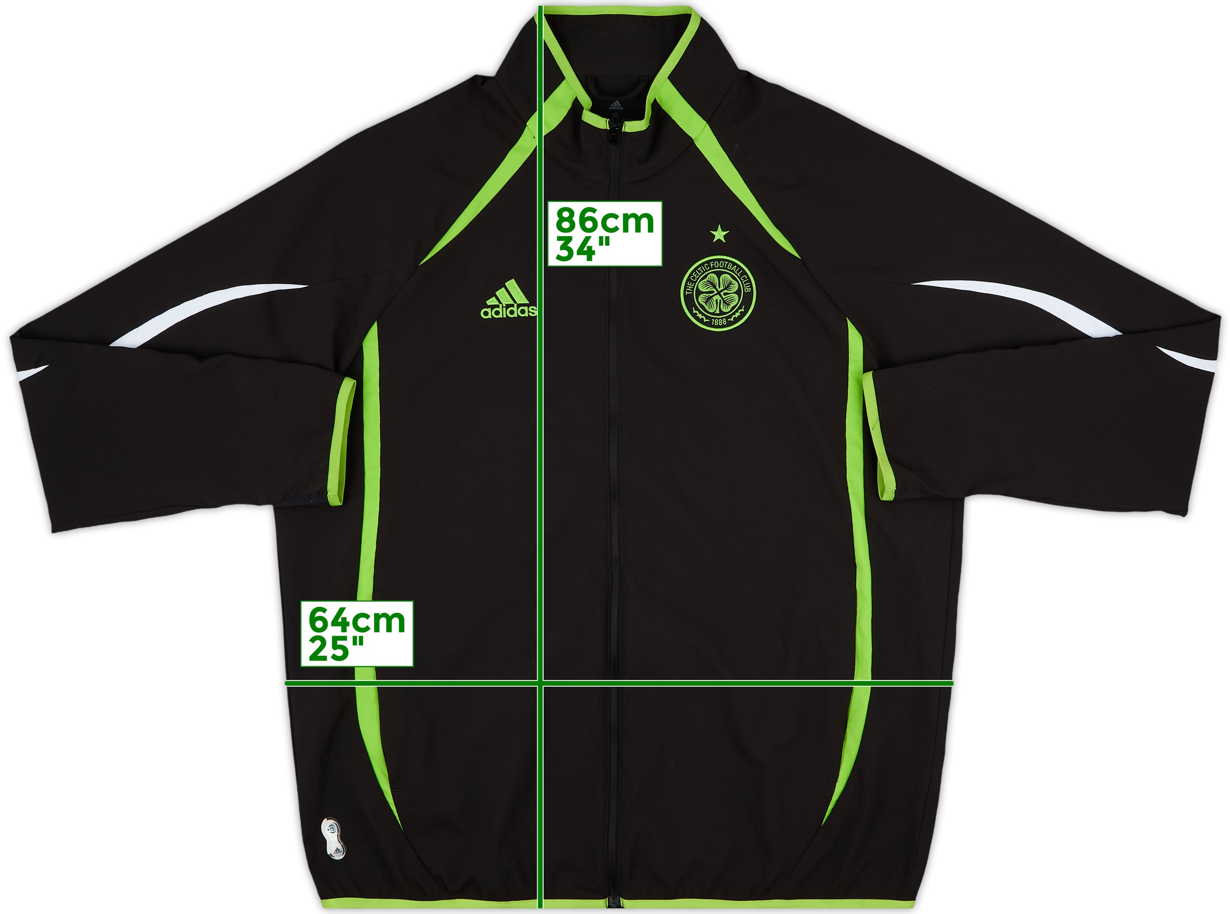 adidas Celtic 23/24 トラックジャケット　2XL アディダス 120825621357-