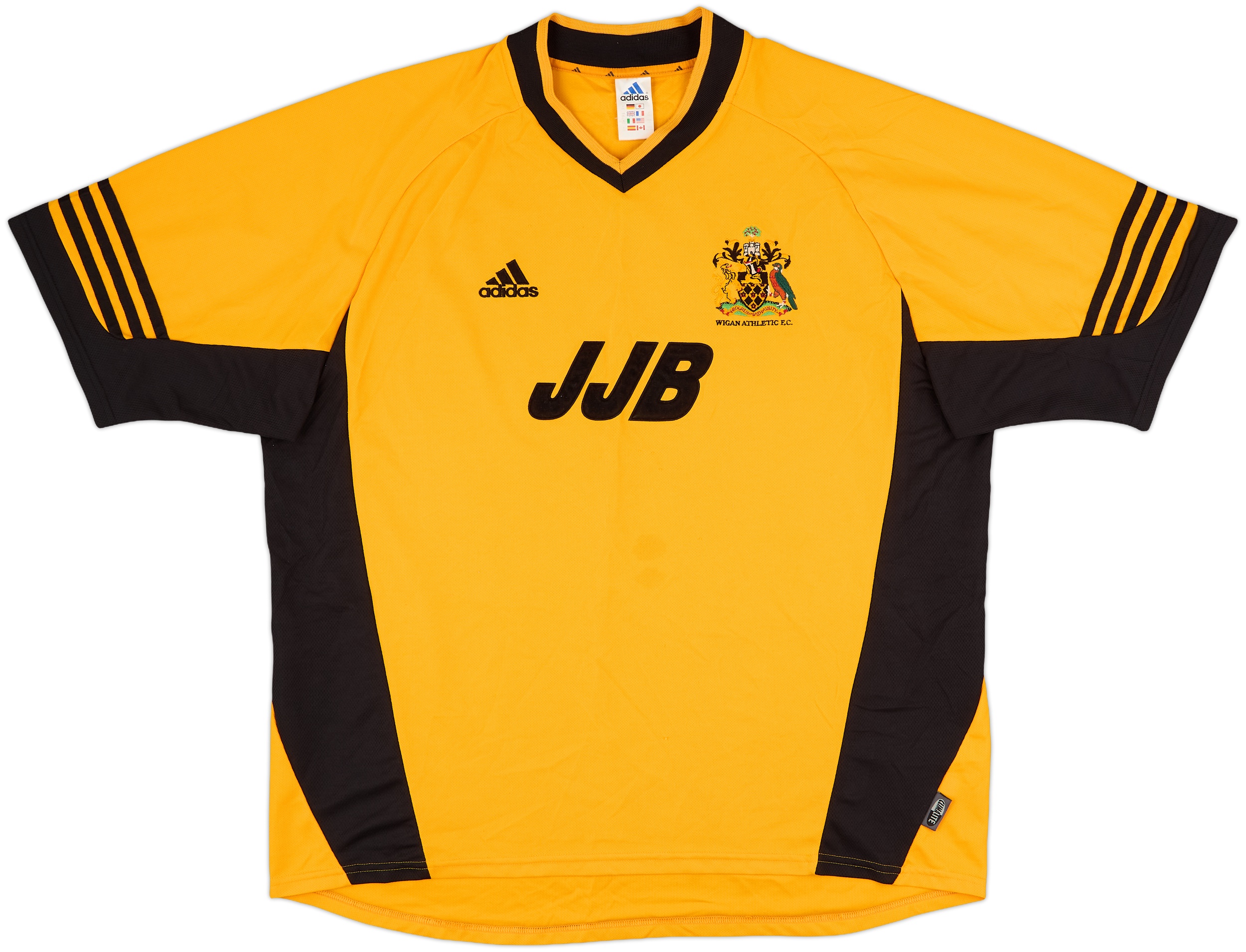 adidas Wigan Athletic ユニフォーム 2000-2002年 2000-02 Wigan adidas Home Shirt L | Vintage Football Shirts