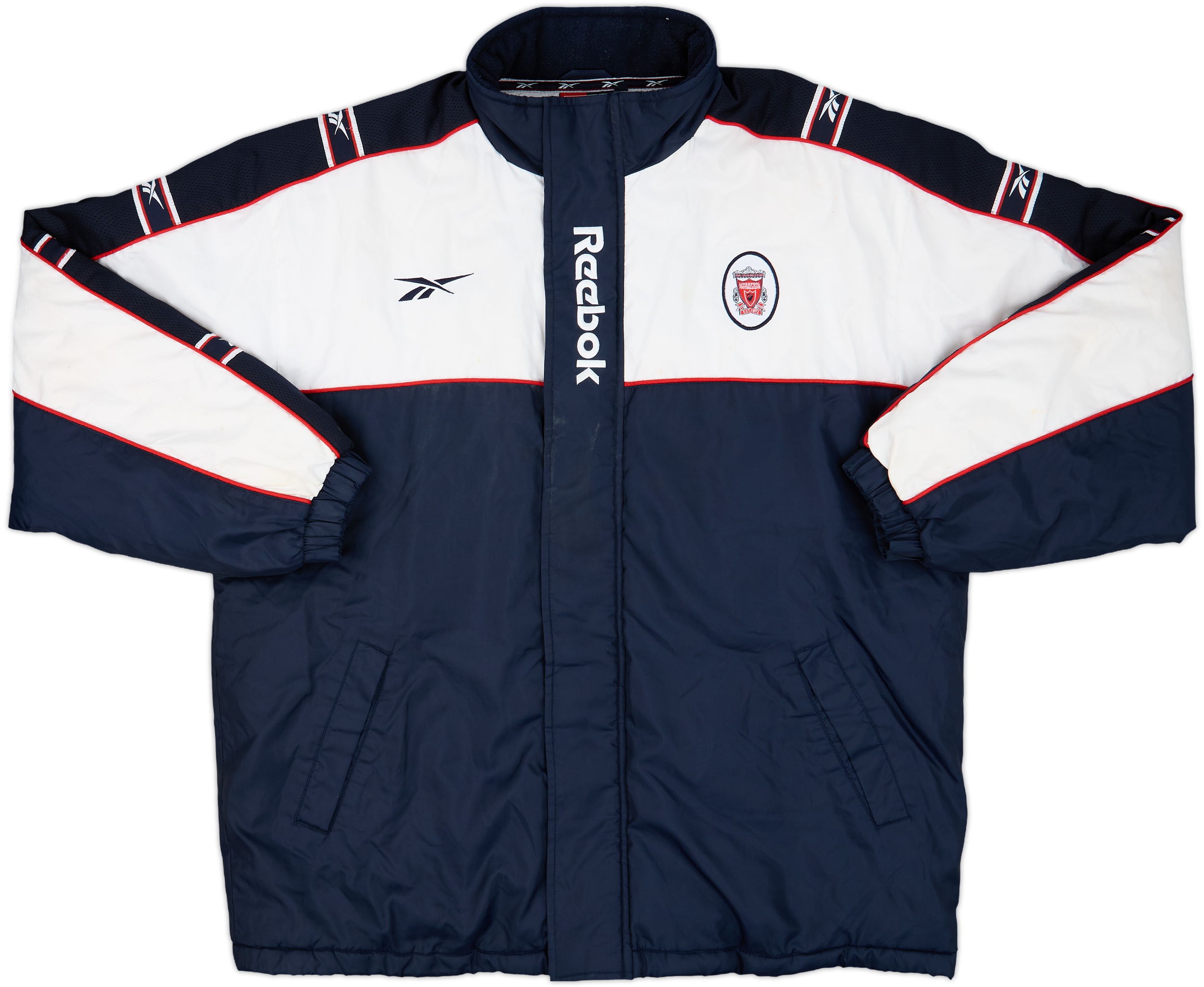 1998-99 Liverpool Reebok Padded Bench Coat - 7/10 - (XL)