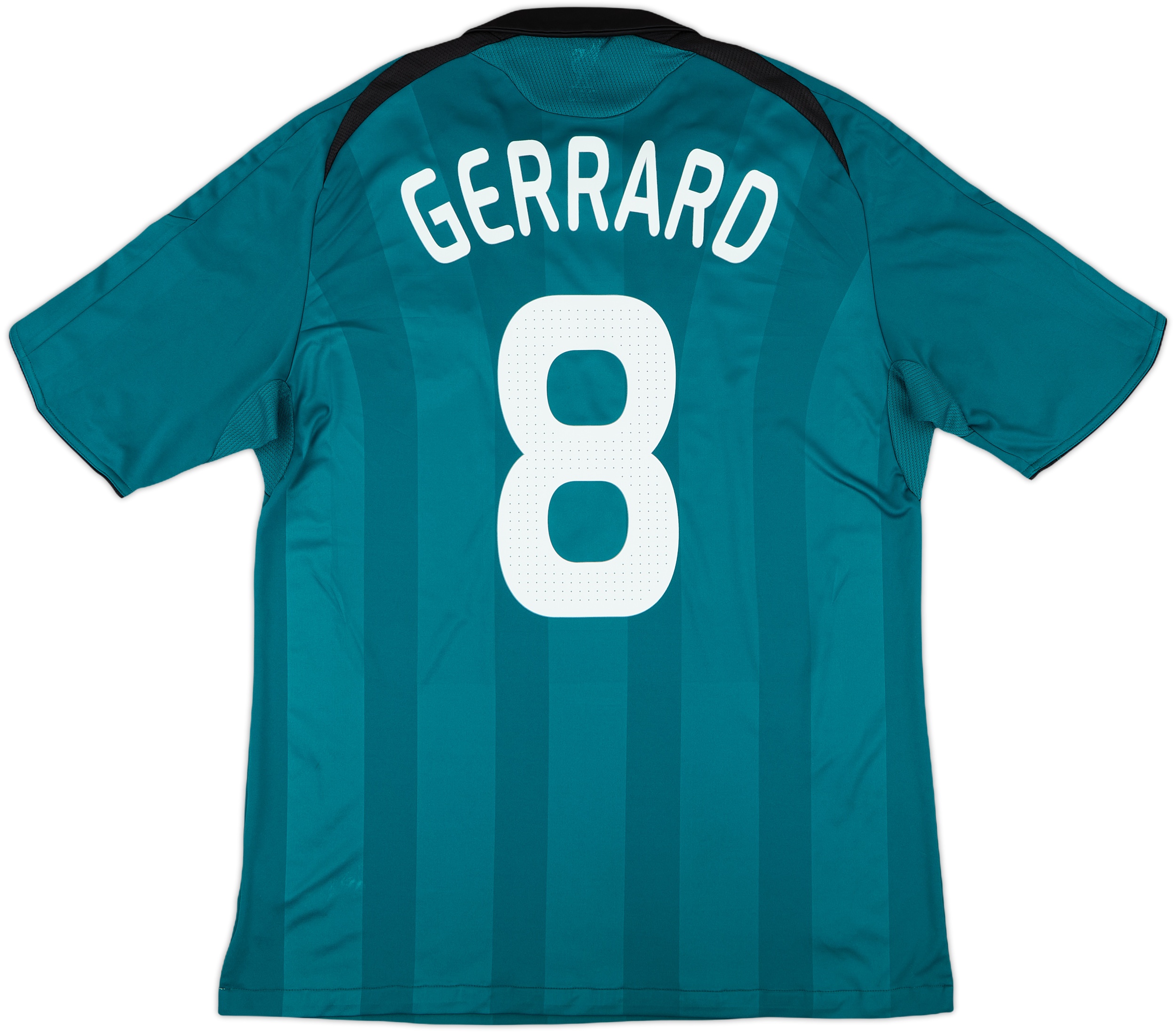 バ*ク様 リバプール GERRARD 8番 シャツ 2008-09 Liverpool Third Shirt Gerrard #8 - 8/10 - (L)