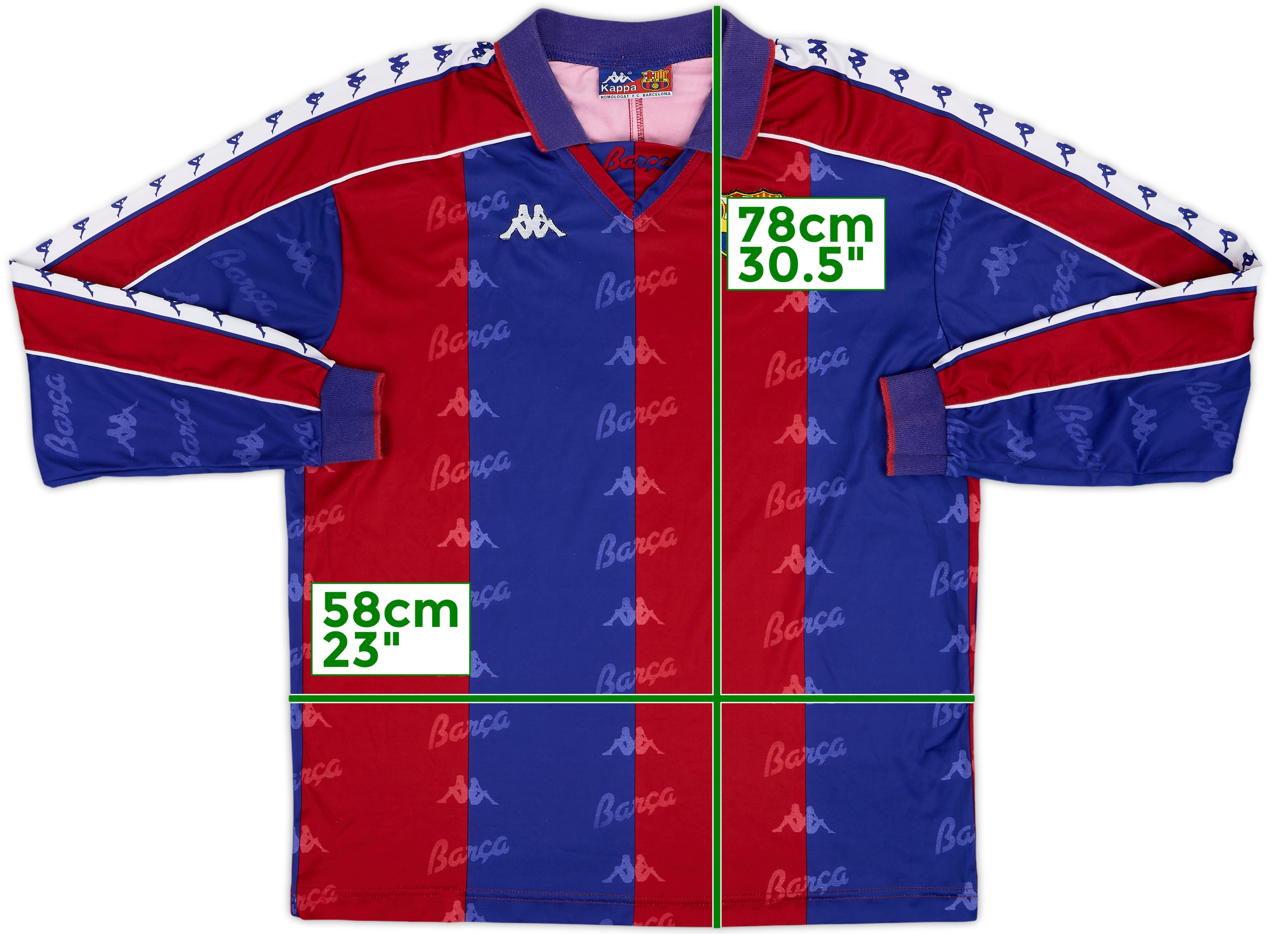 Kappa FC Barcelona 長袖シャツ 10番　ロマーリオ Kappa FC Barcelona 長袖シャツ 10番 ロマーリオ