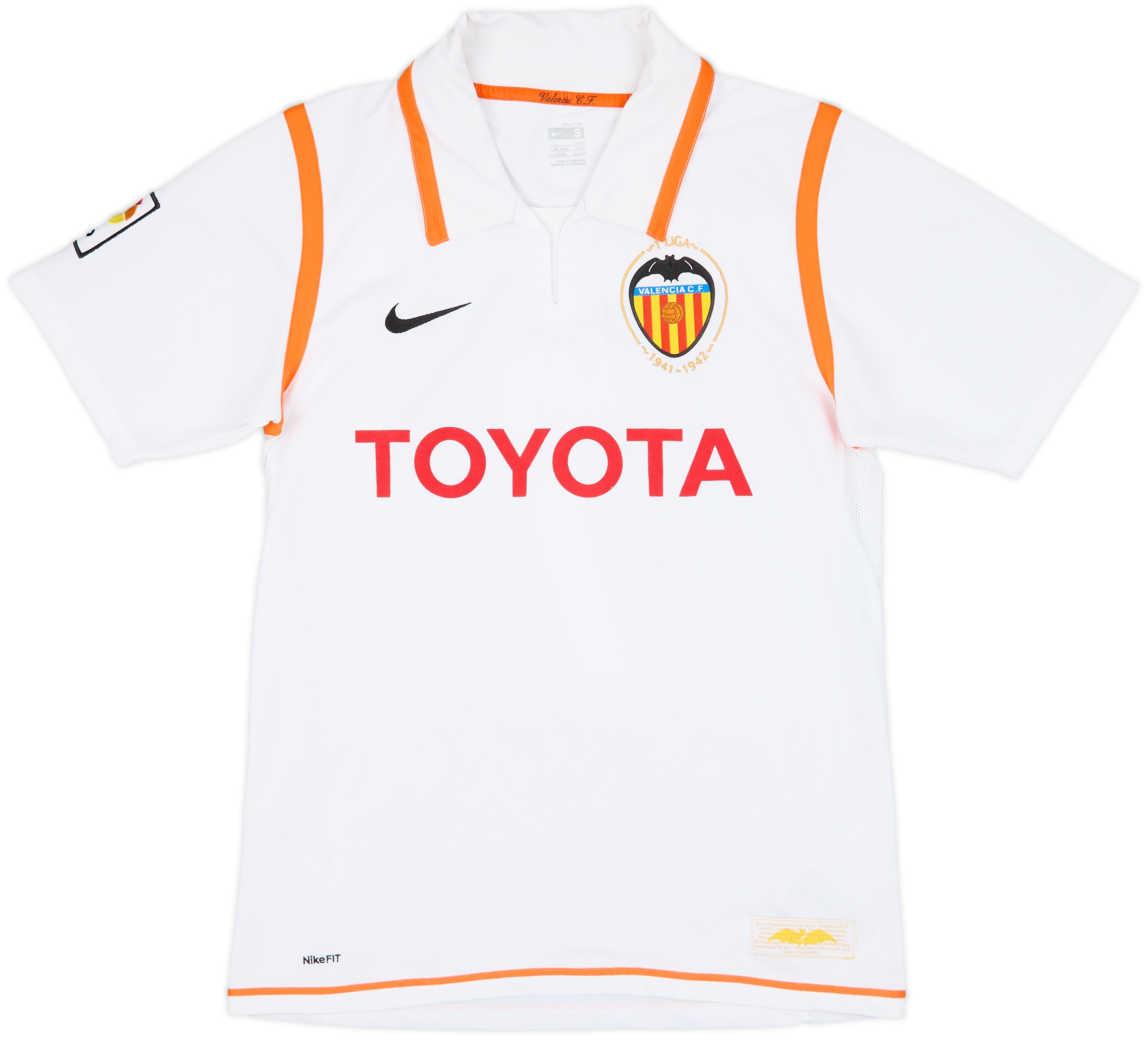 Valencia DAVID VILLA シャツ 7番 Valencia David Villa 7 Home Football Shirt 2007/08 Adults