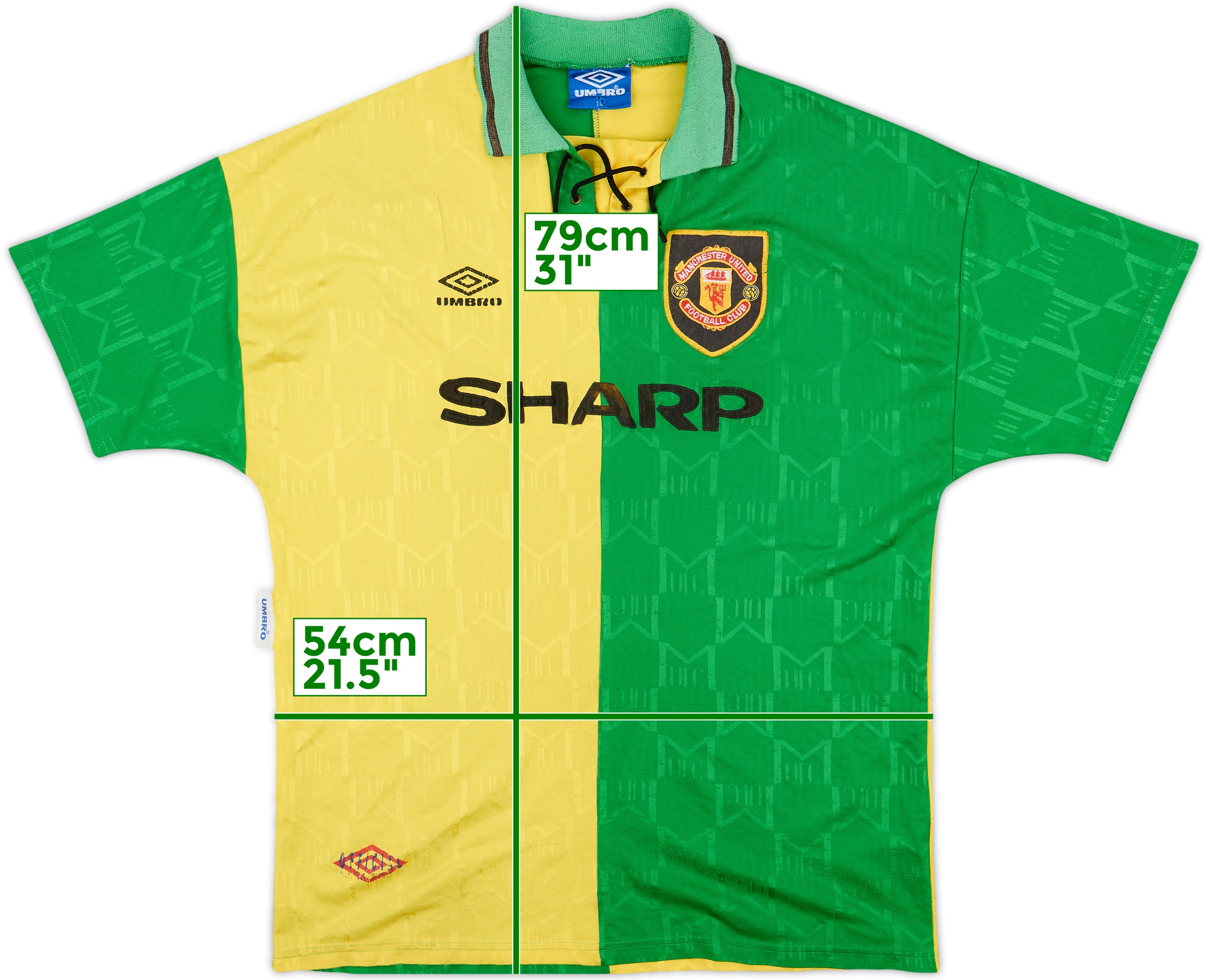 1992-94 Manchester United Third Shirt - 5/10 - (XL)