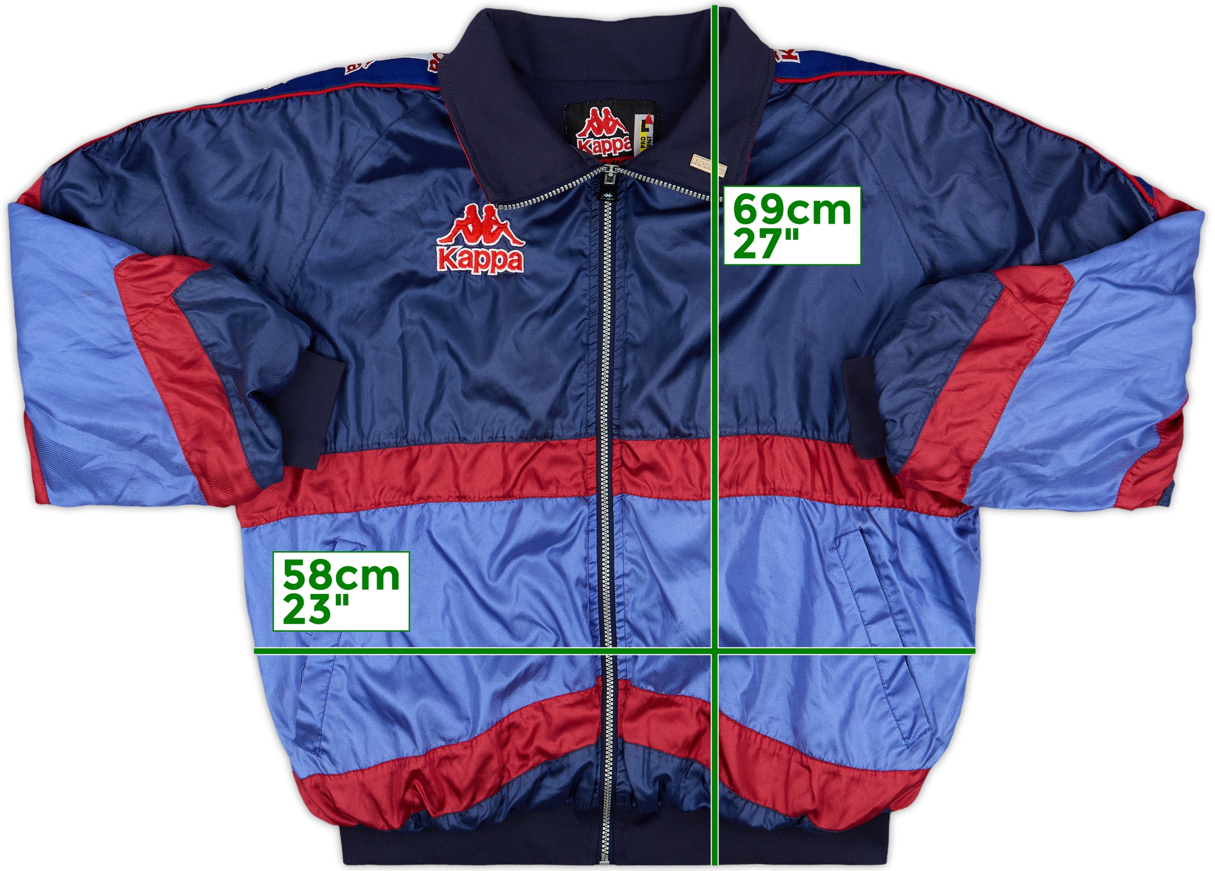 1995-97 Barcelona Kappa Track Jacket - 9/10 - (L)