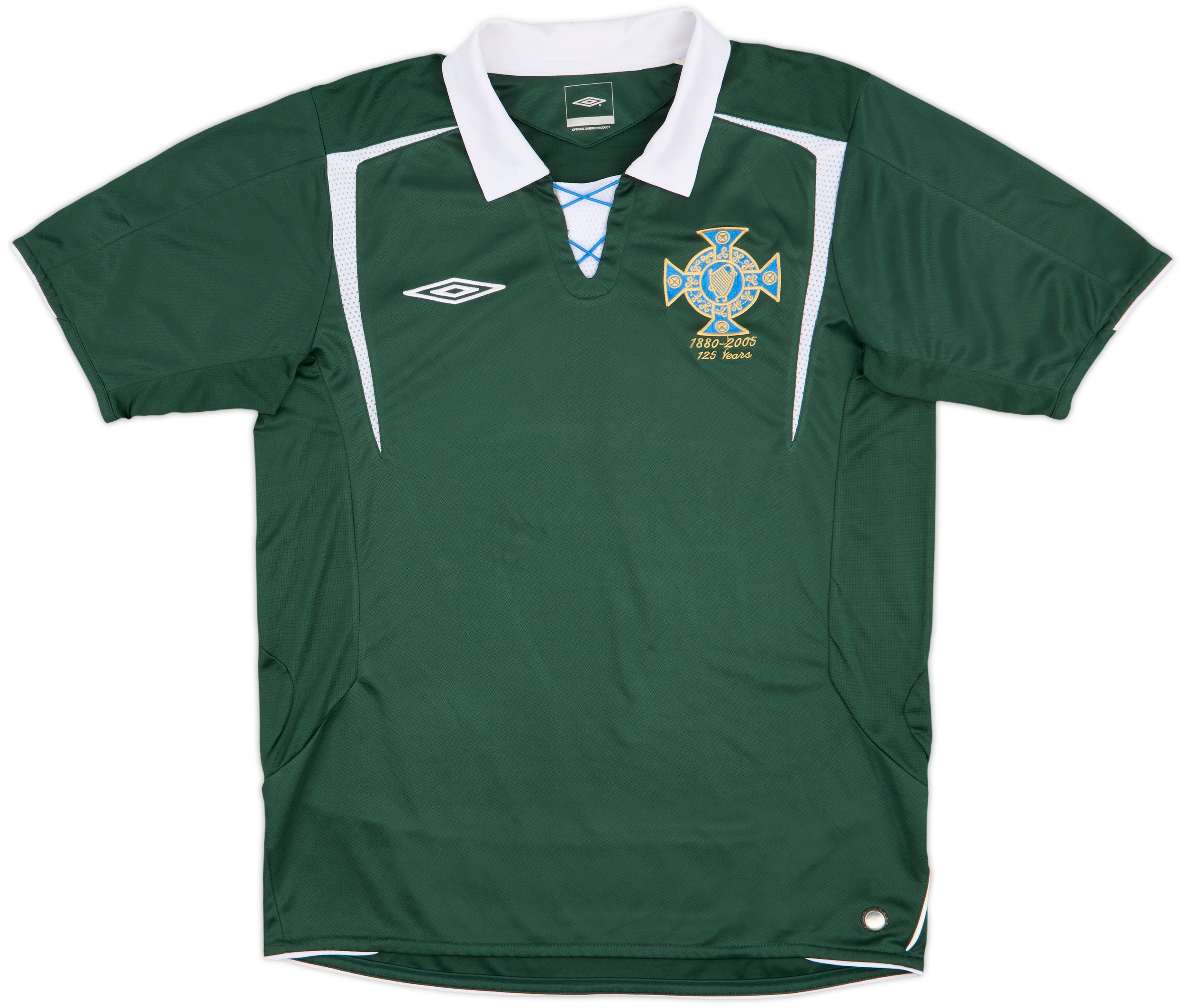 ウェア UMBRO Northern Ireland 125th anniversary 2005 Northern Ireland '125 Years' Shirt - 9/10 - (M)