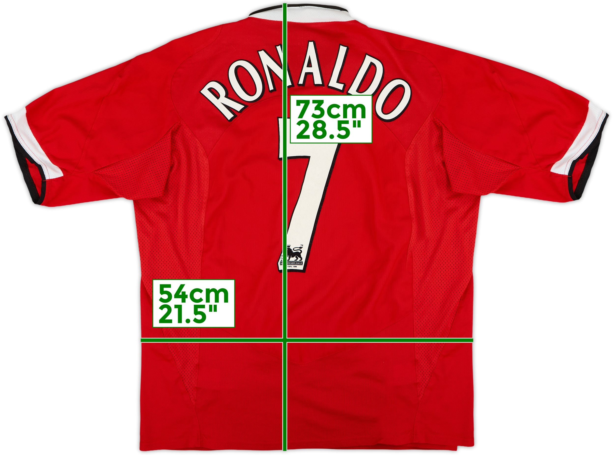 ウェア Manchester Utd 2004 CL RONALDO 7 + Patch Ronaldo #7 Manchester United 2003/2004 Red Premium Retro