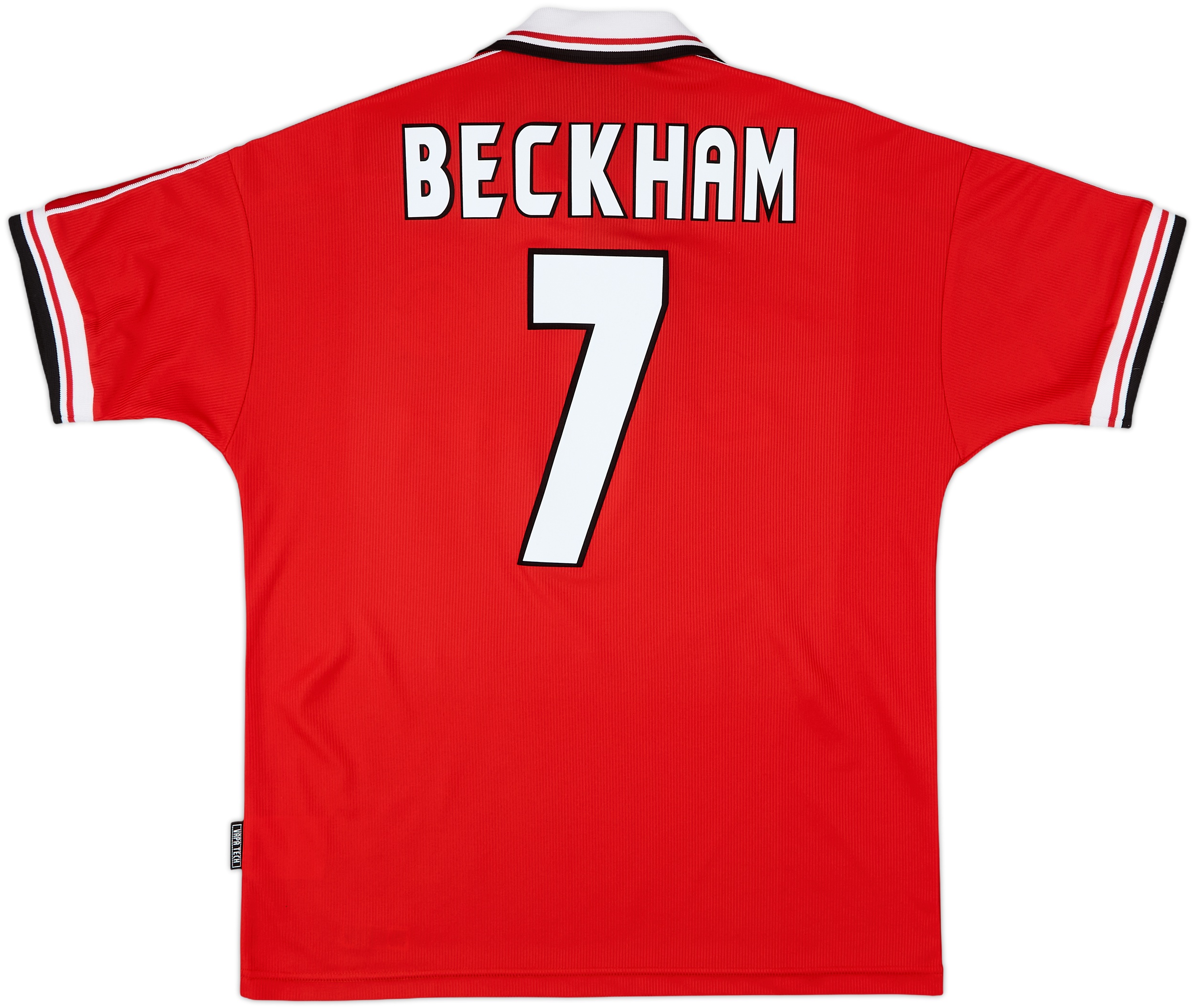 1998-00 Manchester United Home Shirt Beckham #7 - 8/10 - (L)