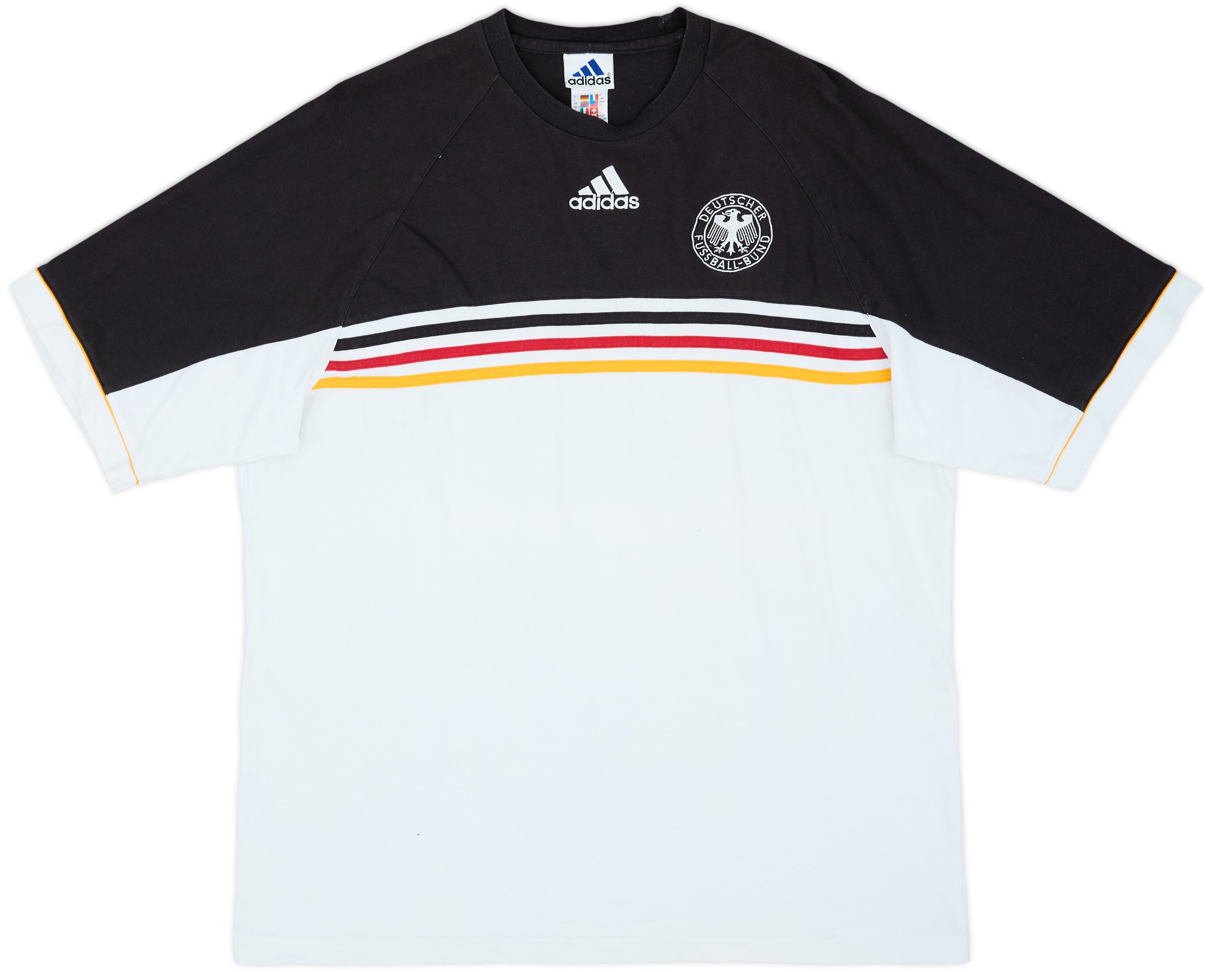 1998-00 Germany adidas Cotton Tee - 8/10 - (XL)