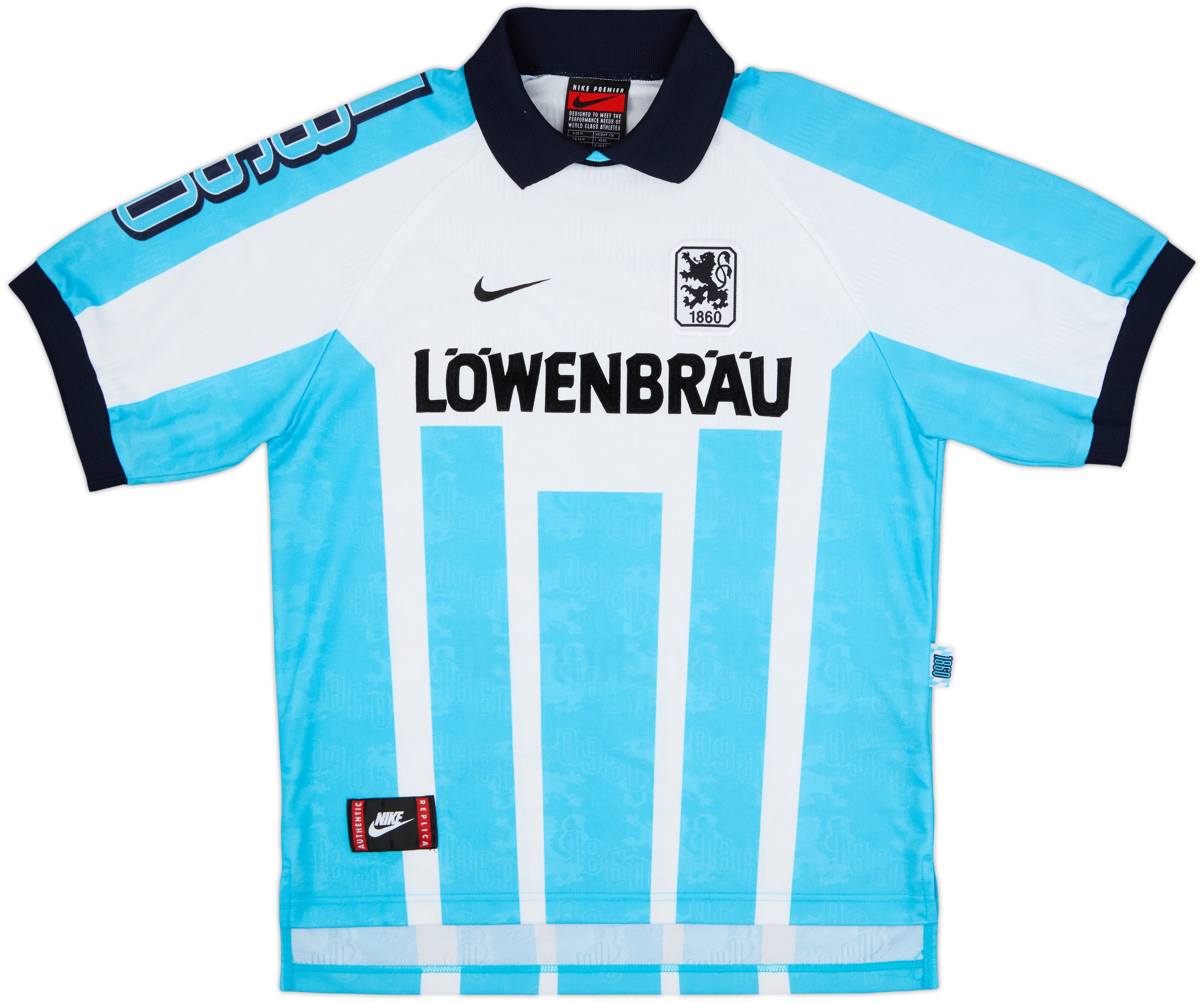 1860 Munich　96~97　ホーム　ユニフォーム　ナイキ 1996-97 1860 Munich Home Shirt - 10/10 - (M)