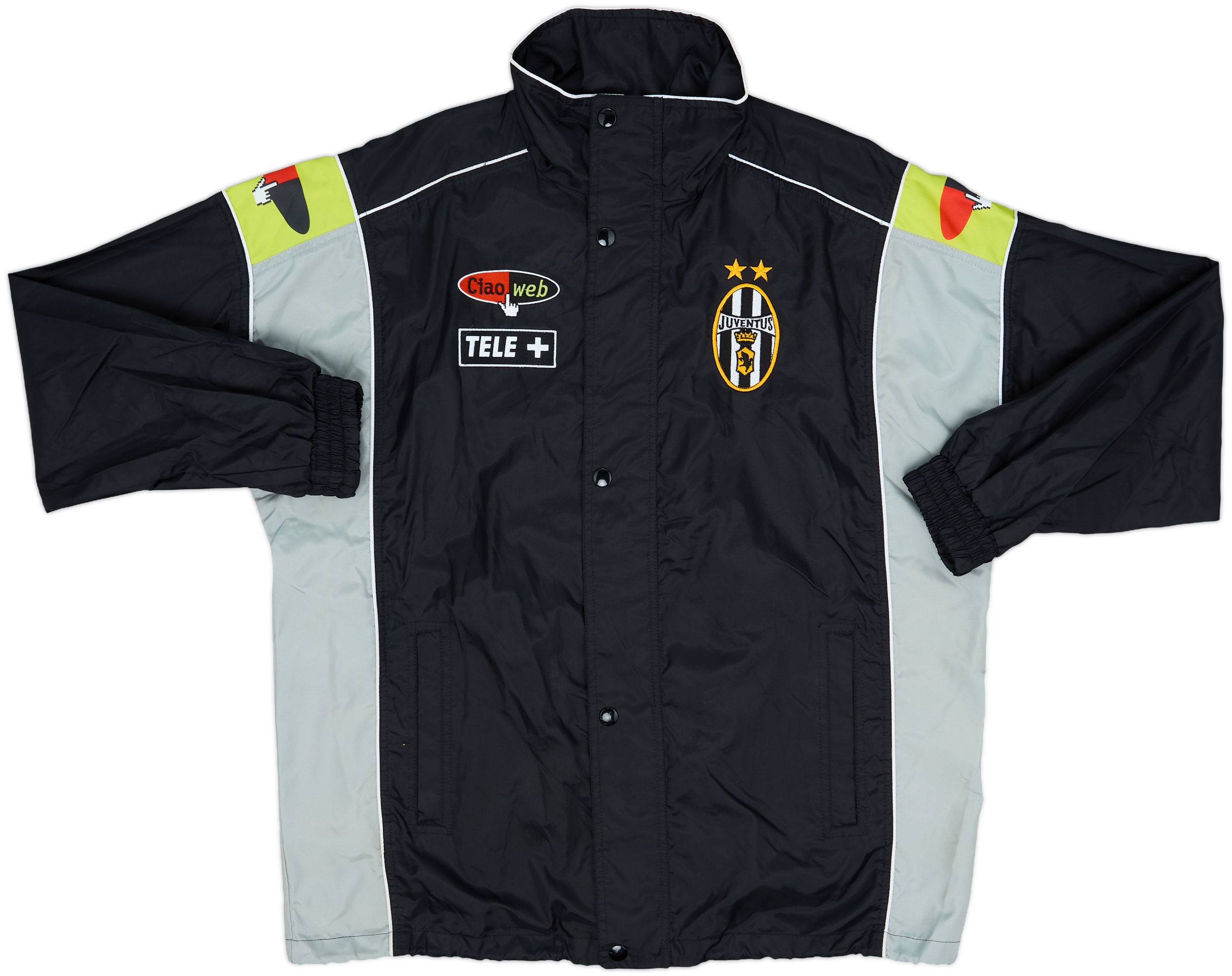 2001-02 Juventus 'Ciaoweb' Lotto Track Jacket - 8/10 - (L)