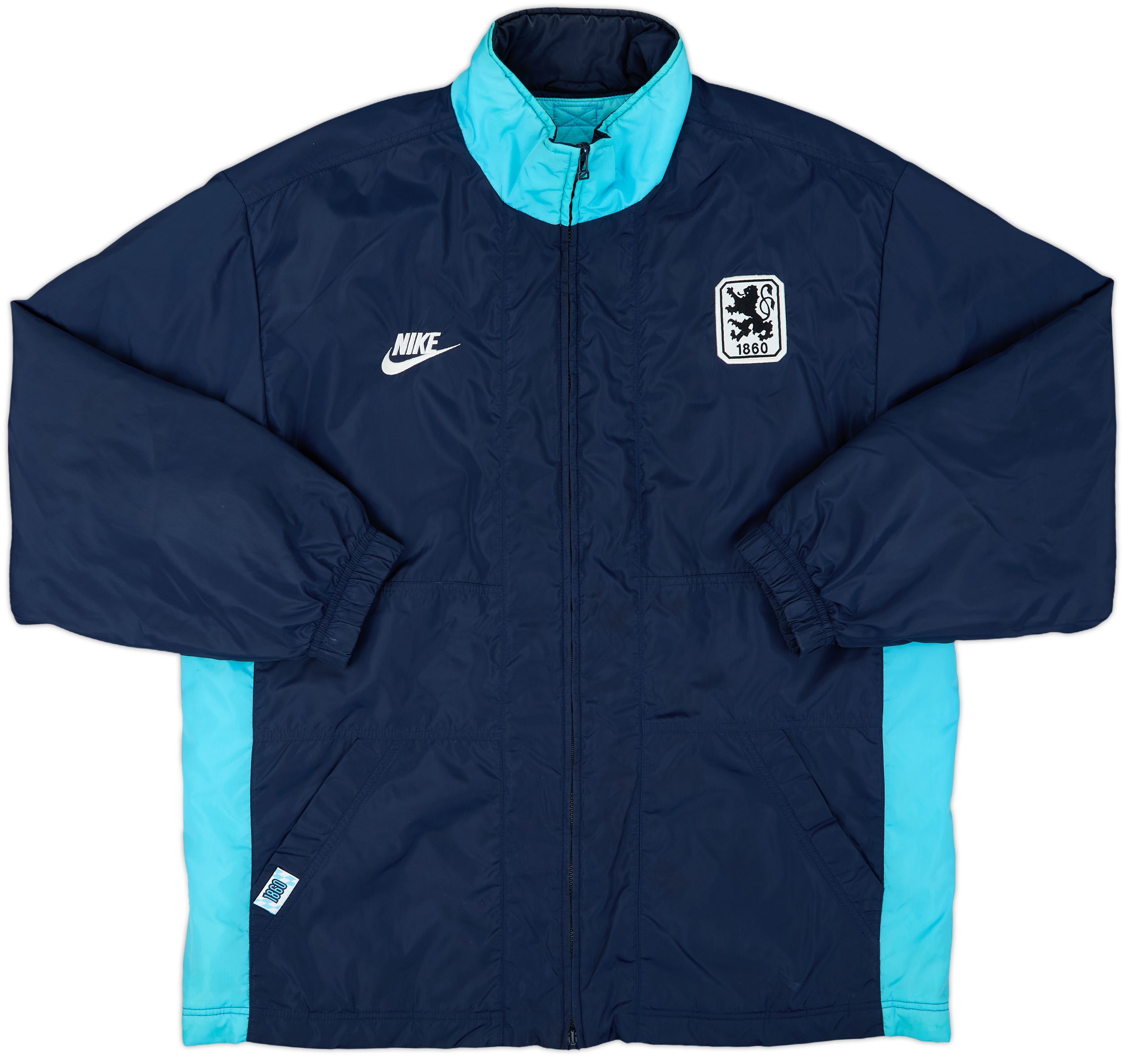 ジャケット・アウター Manami 1996-97 1860 Munich Nike Padded Bench Coat - 8/10 - (L)