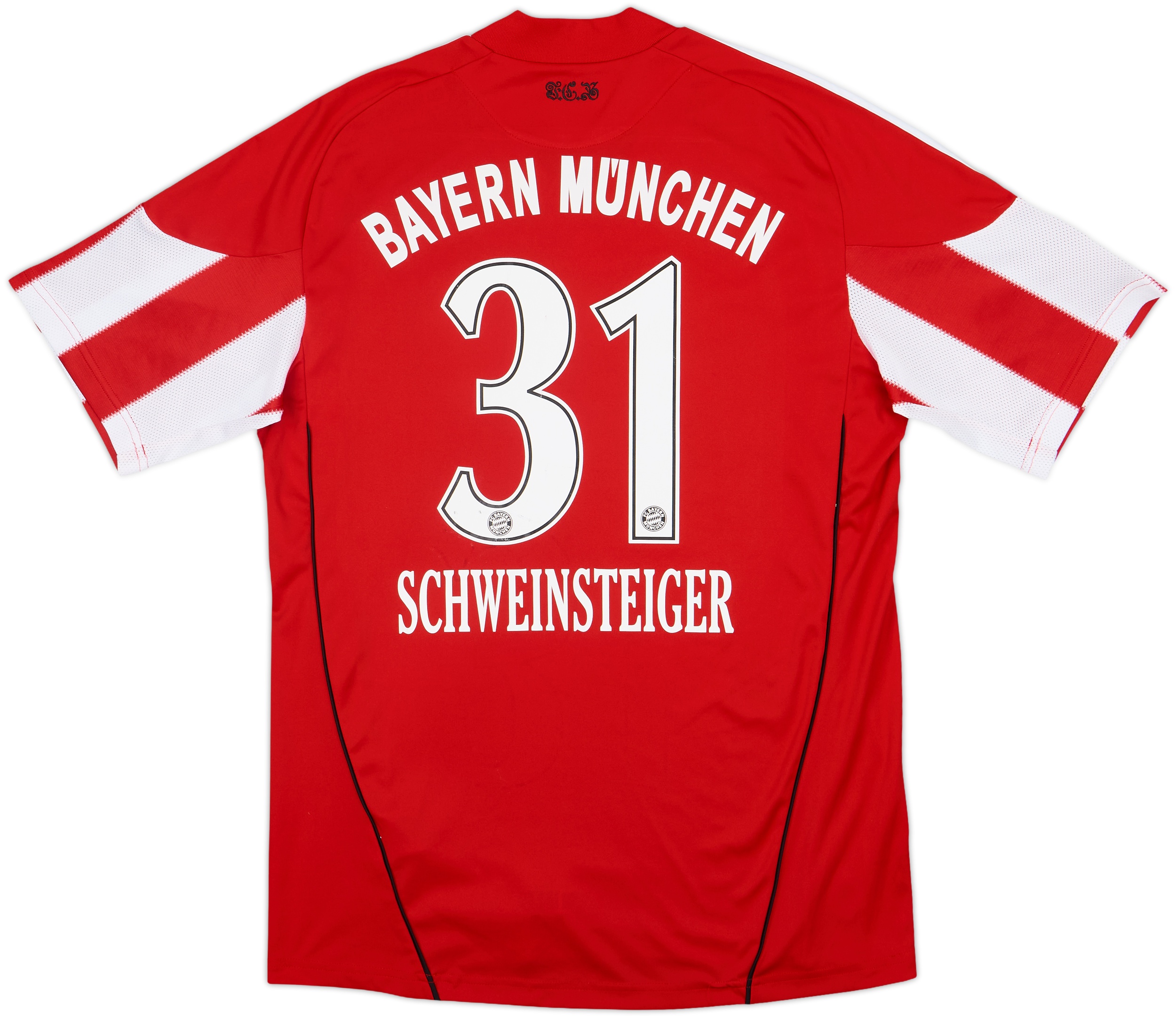 2010-11 Bayern Munich Home Shirt Schweinsteiger #31 - 6/10 - (M)