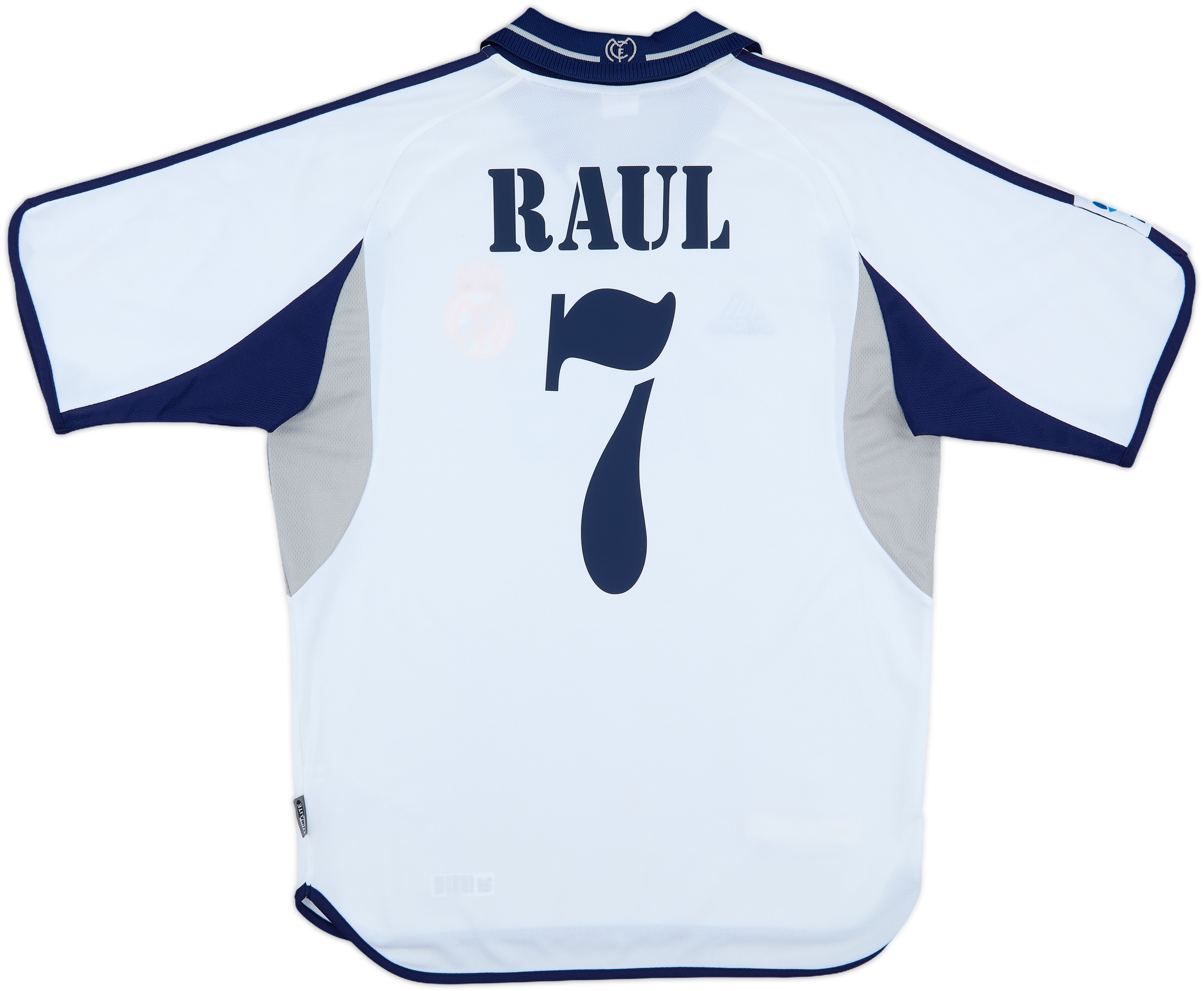 スペイン代表 RAÚL 10 Mサイズ 2000-01 Real Madrid Home Shirt Raul #7 - 7/10 - (M)