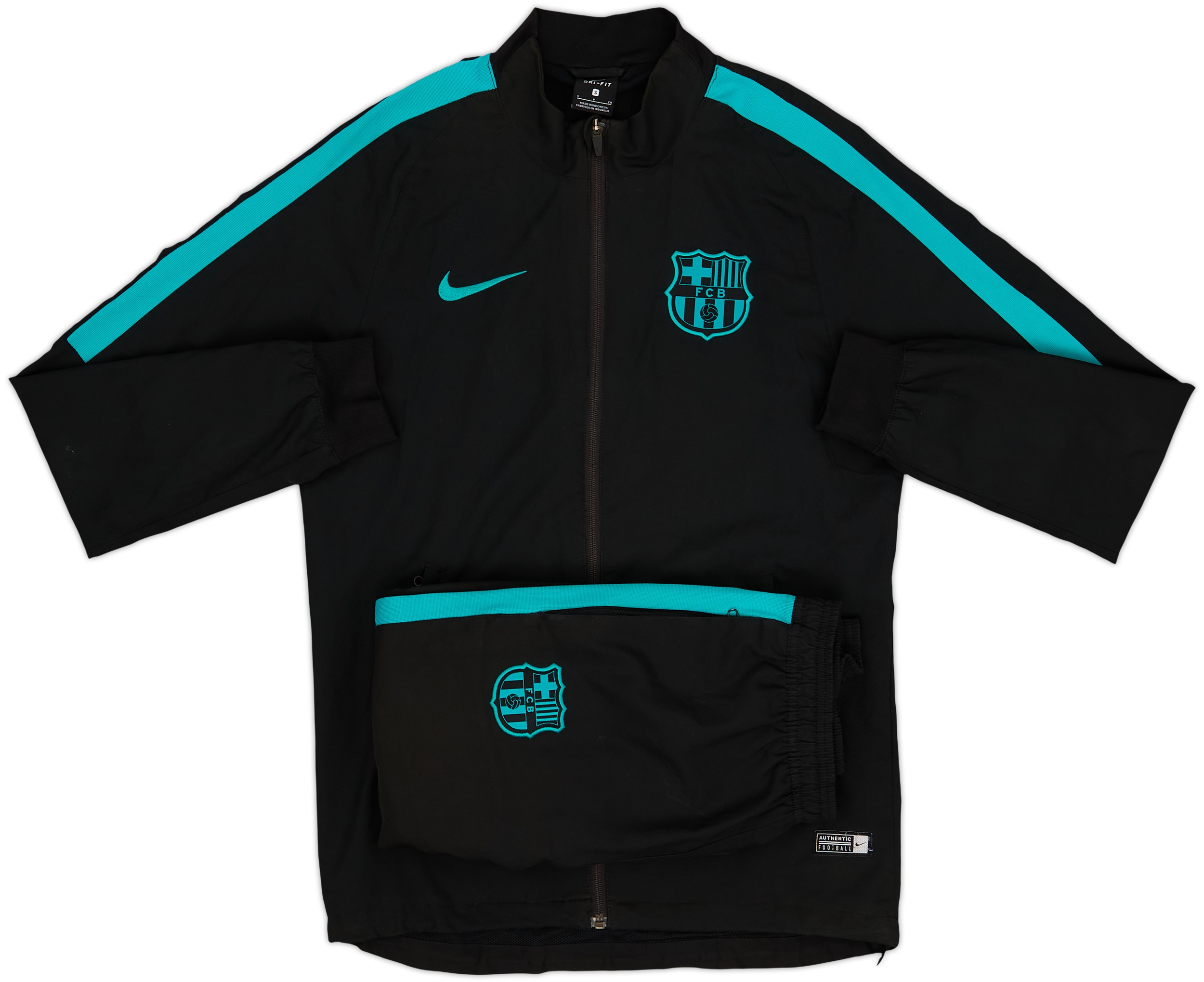 2016-17 Barcelona Nike Tracksuit - 6/10 - (S)