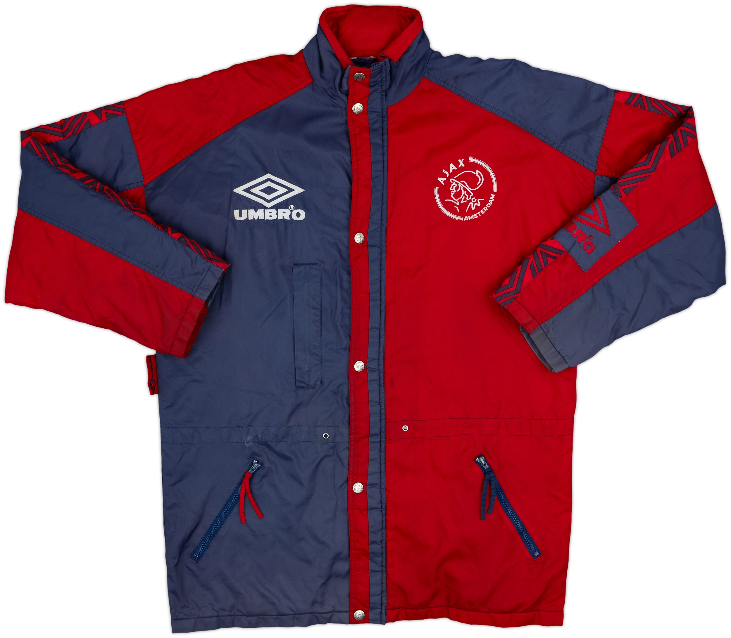 1993-94 Ajax Umbro Padded Bench Coat - 3/10 - (XL)