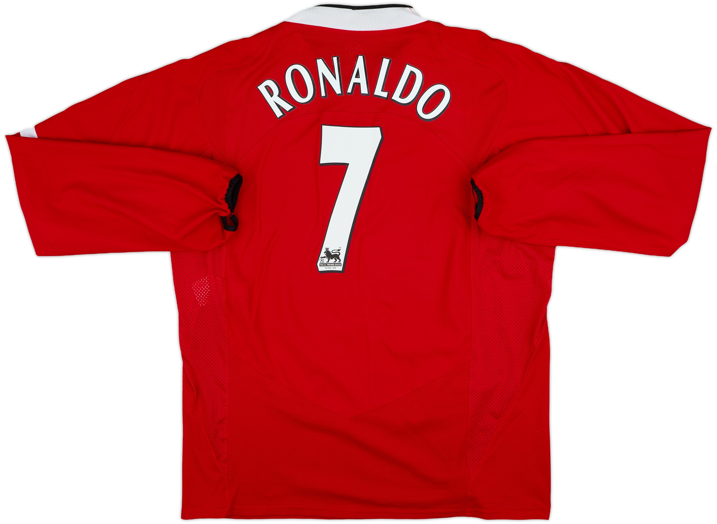 2004-06 Manchester United Home L/S Shirt Ronaldo #7 - 10/10 - (XXL)