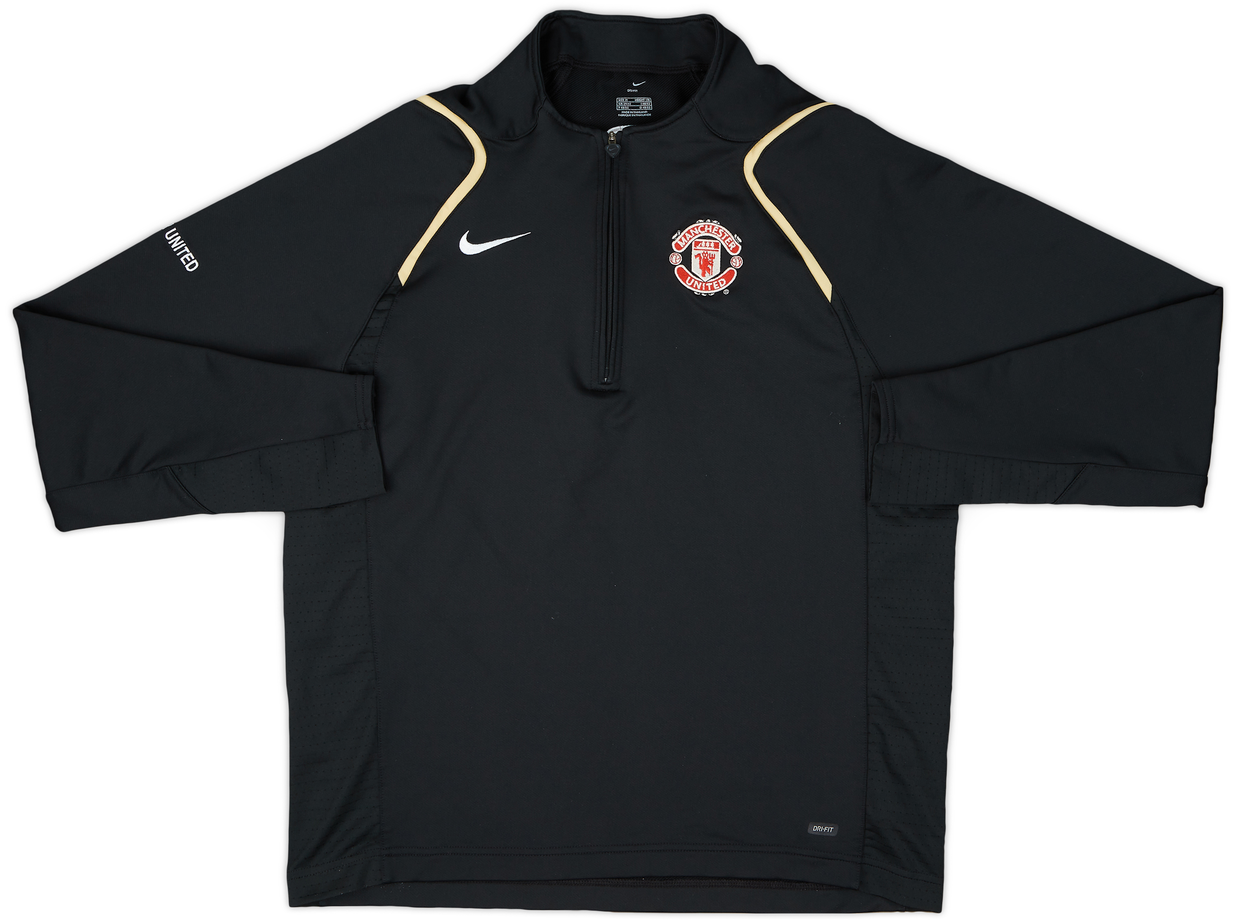 Nike Manchester United ドリルトップ　00s 2006-07 Manchester United Nike 1/4 Zip Training Top - 9/10 - (M)