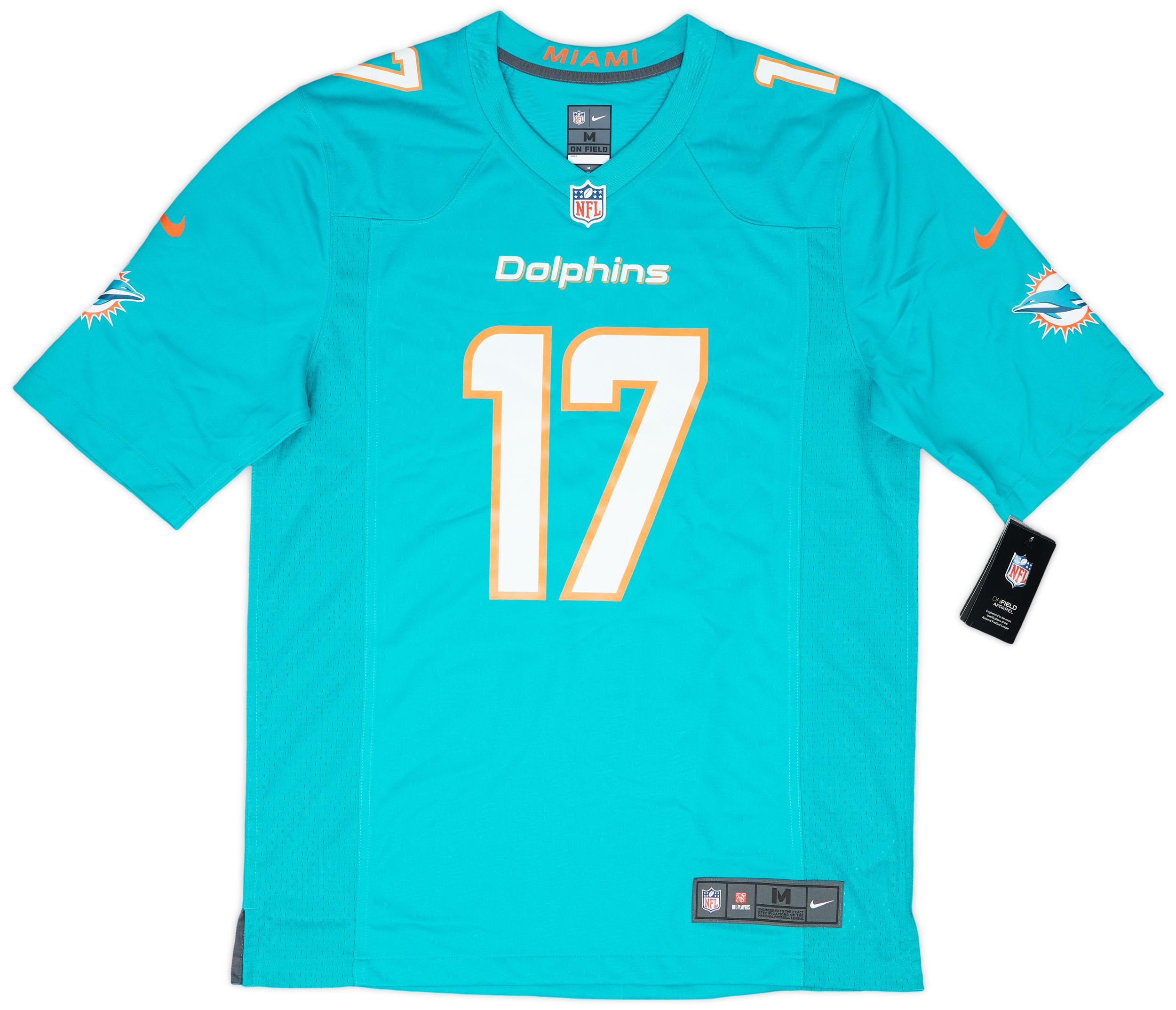 [最終価格] 新品Waddle #17 マイアミドルフィンズ　ジャージ NFL 1259dc35c6c89ce1f761eec79817ff