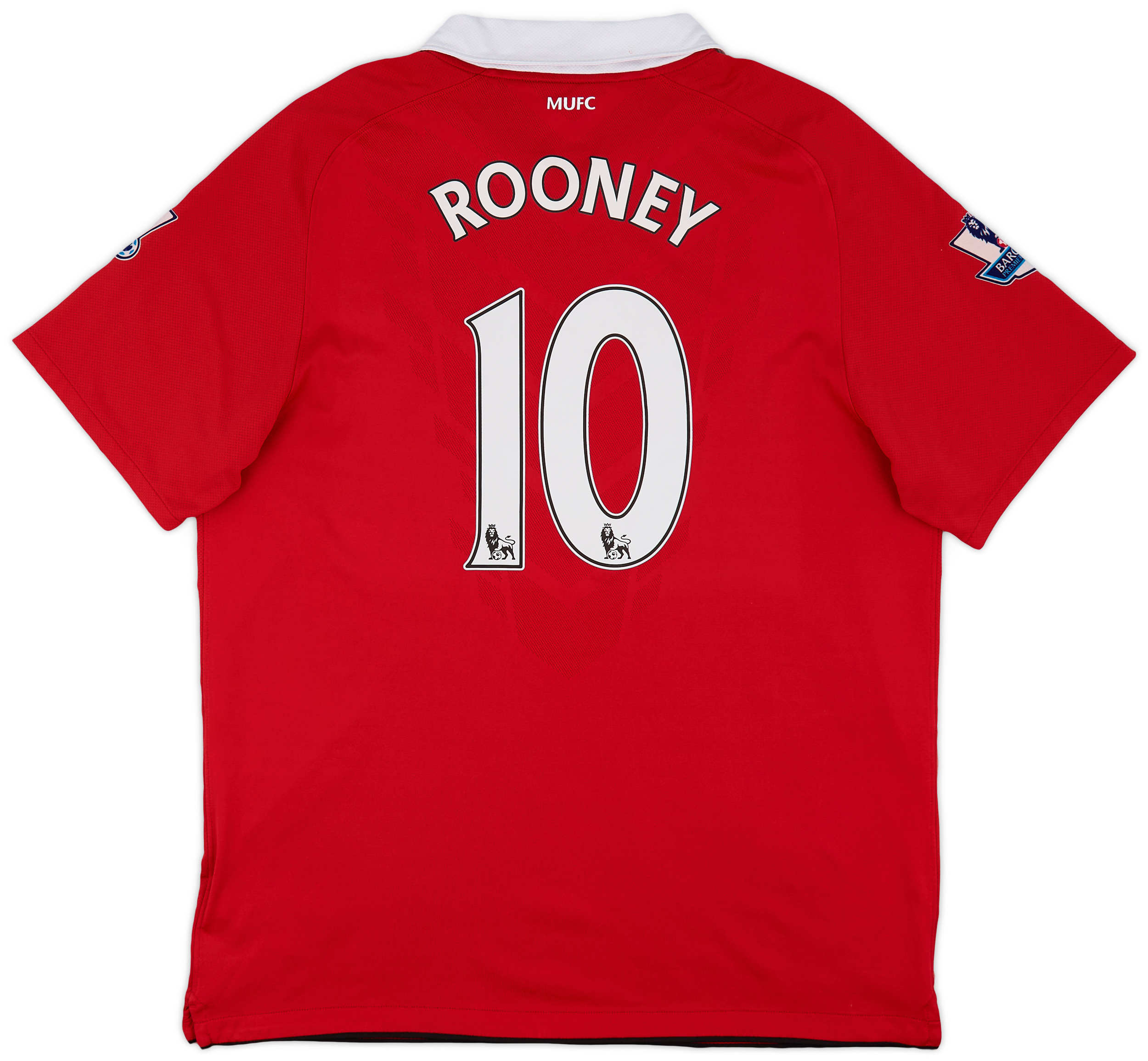 Maillot Manchester United 2009/10 Encadré Et Signé Par Wayne Rooney