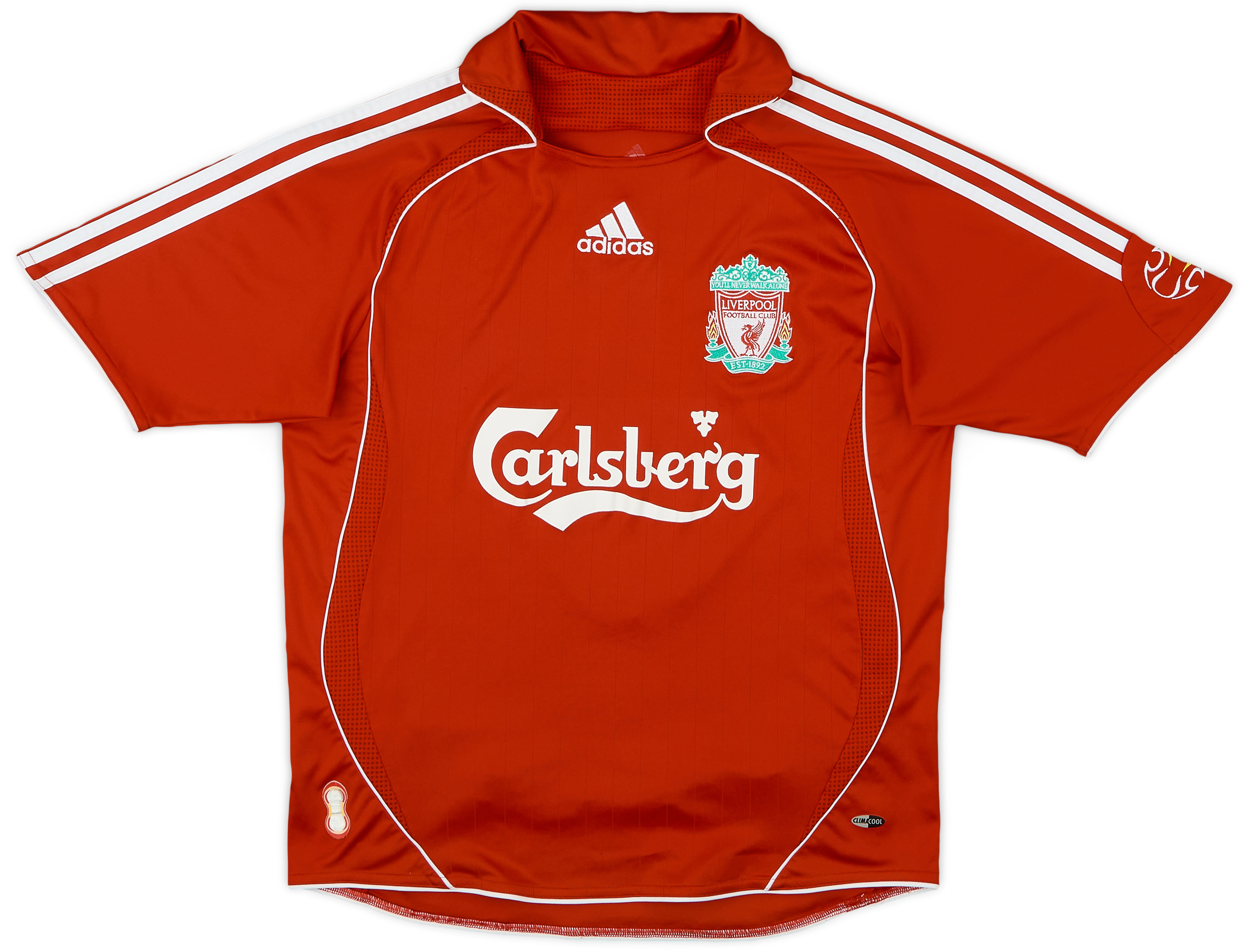 MENS FC LIVERPOOL 2006/2007 GERRARD #8 UEFA SOCCER FOOTBALL