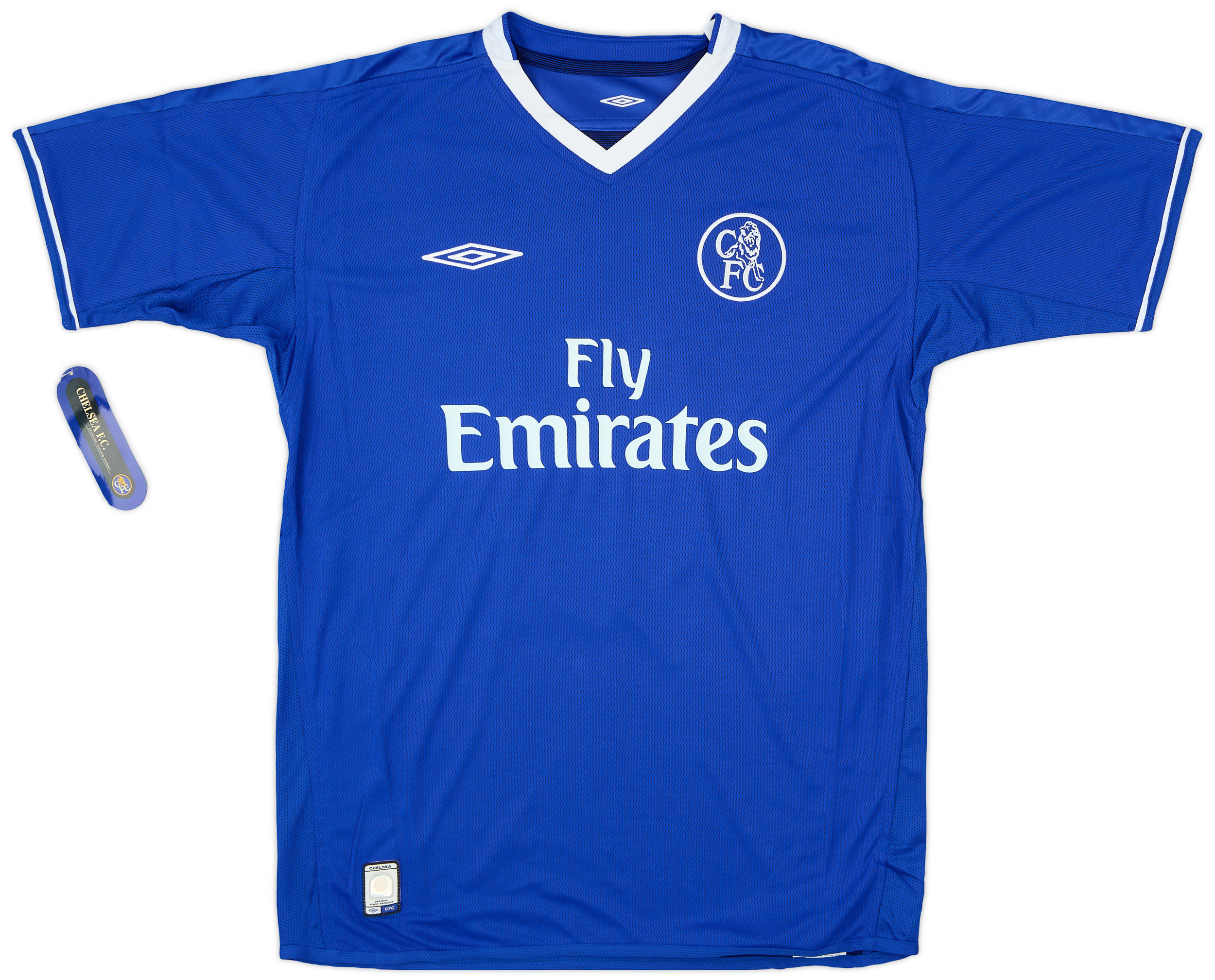 【お得】 2003-05 Chelsea (M) #8 Lampard Shirt Home ウェア