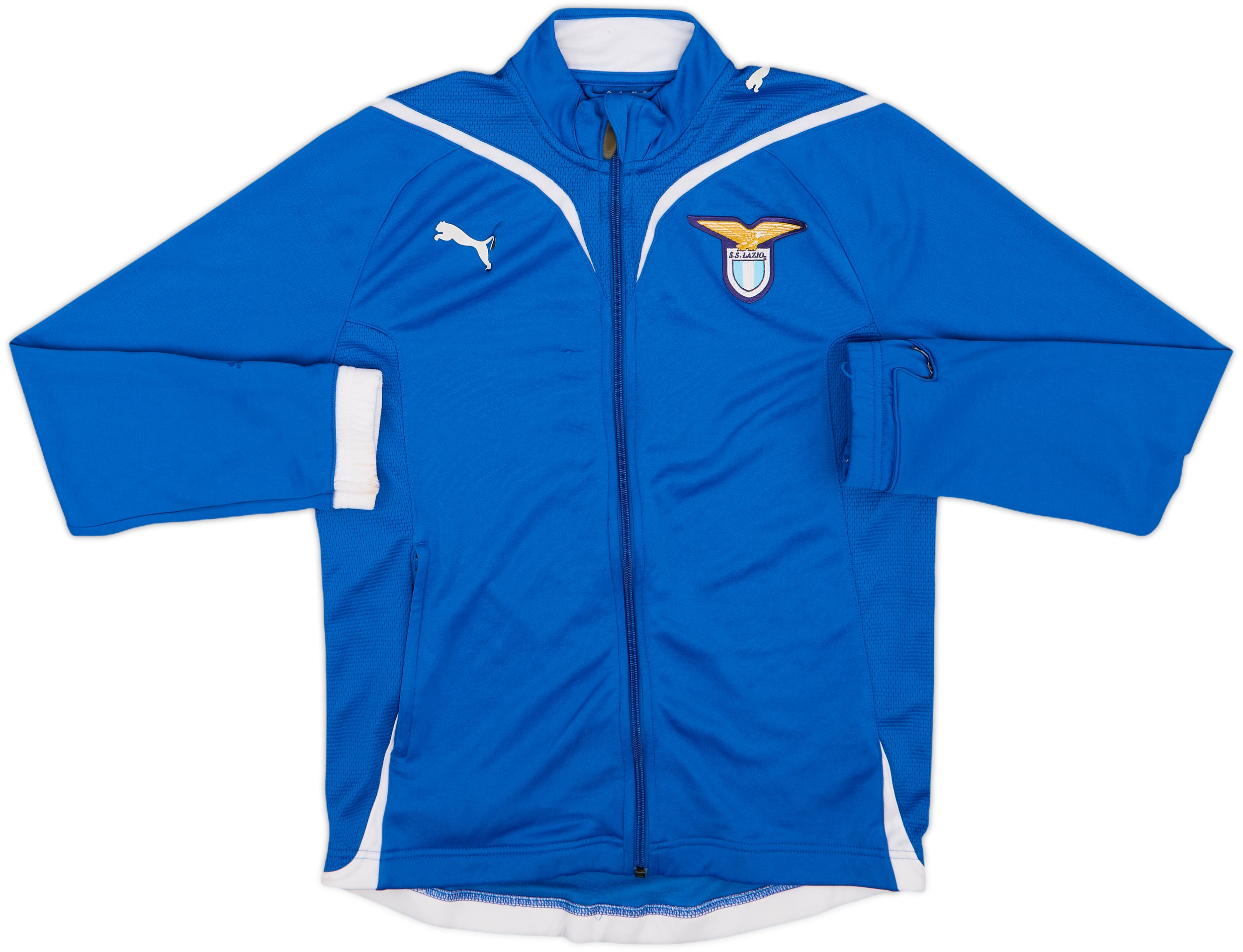 S.S. Lazio Puma XL 長袖ユニフォーム 2007-08 Lazio Puma Track Jacket - 5/10 - (XS)