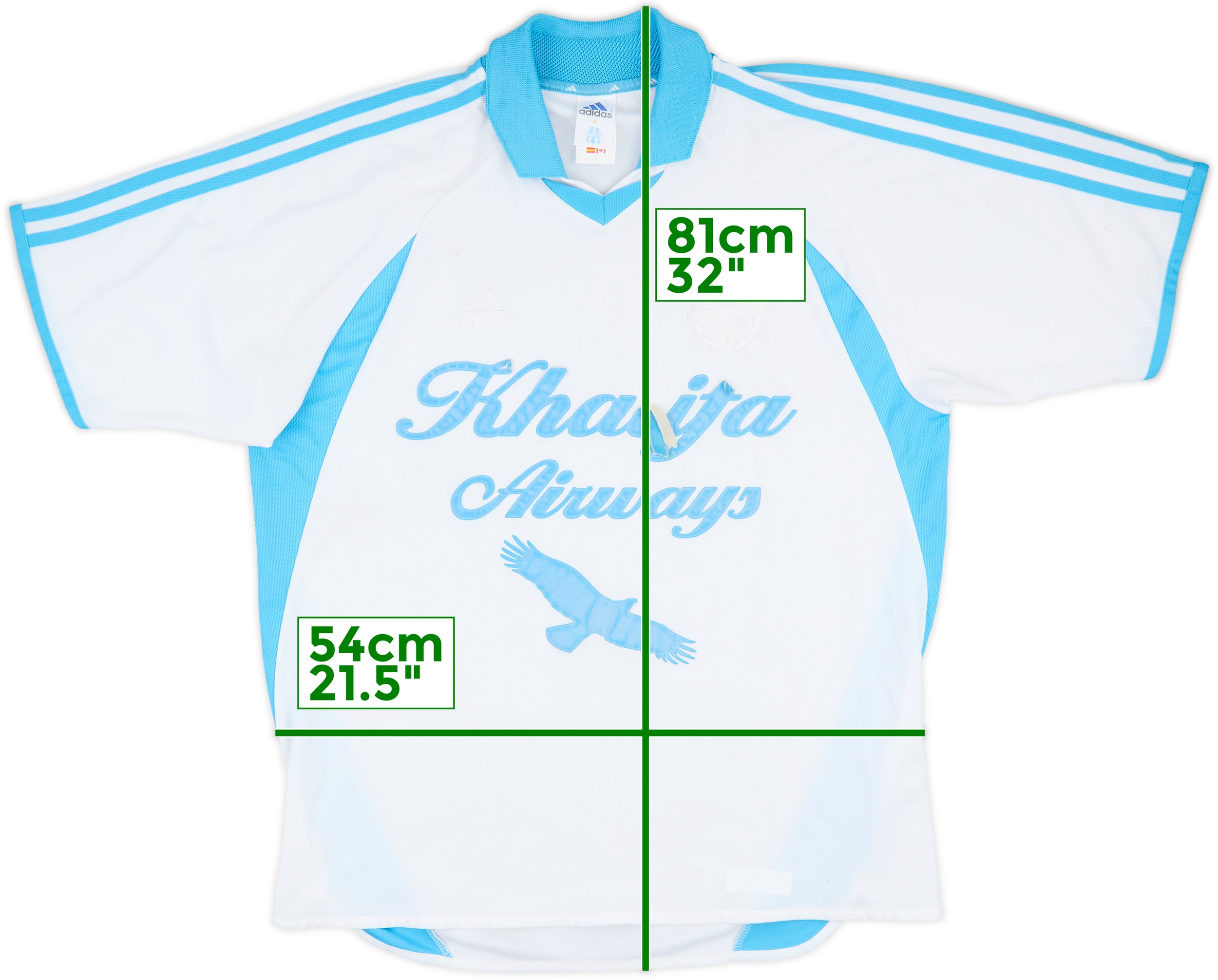 2001-02 Olympique Marseille Home Shirt - 4/10 - (L)